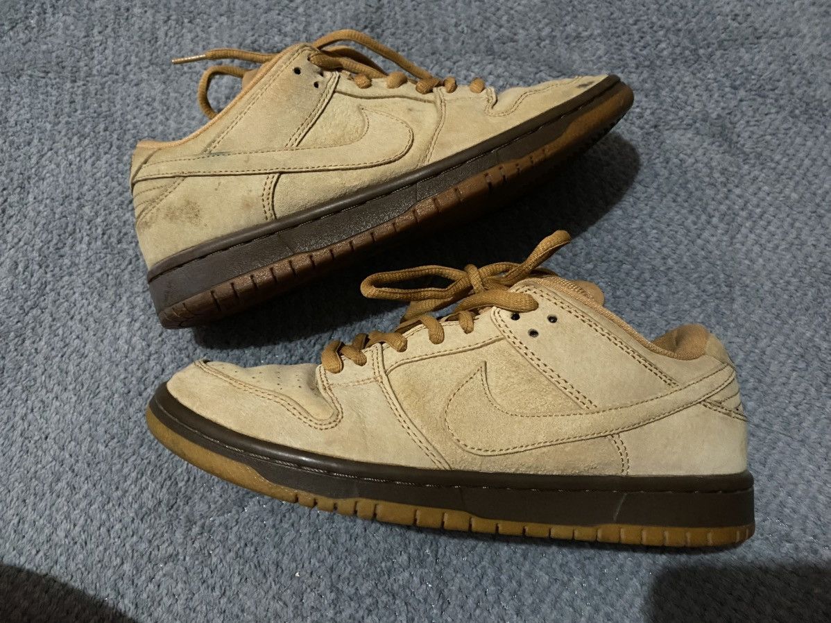 Nike SB Nike Sb dunk low pro "wheat Mocha" Size US 8 / EU 41 - 1 Thumbnail