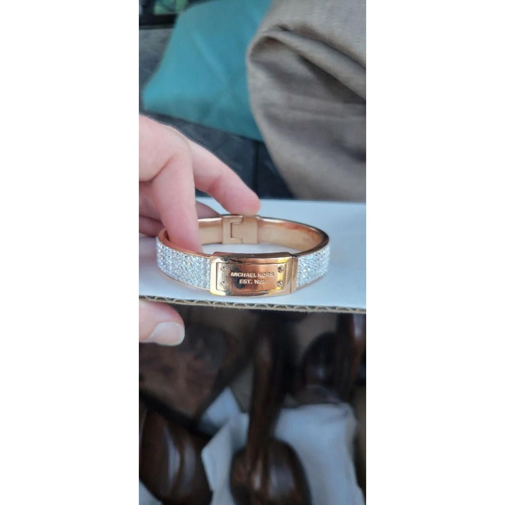 Michael Kors Women's Michael Kors Bracelet One Size Gold Clear Size ONE SIZE - 7 Thumbnail