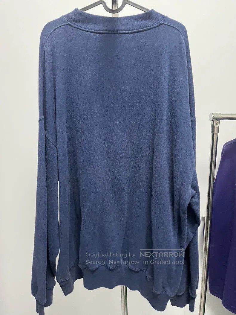 Balenciaga Balenciaga Blue GAY Embroidered Slogan Long-Sleeve Sweatsh Size US M / EU 48-50 / 2 - 2 Thumbnail