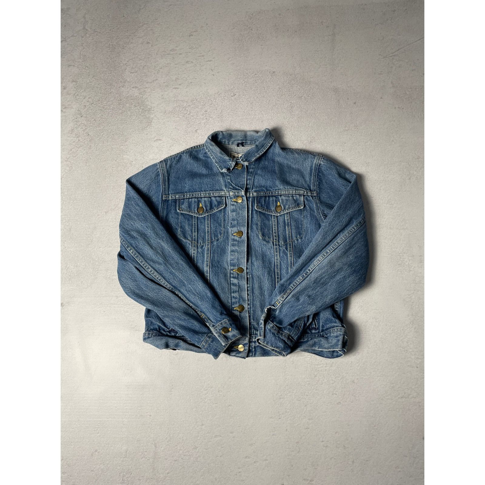 L.L. Bean Vintage L.L. Bean Blue Preowned Denim Jacket - Men's Small Size US S / EU 44-46 / 1 - 1 Thumbnail
