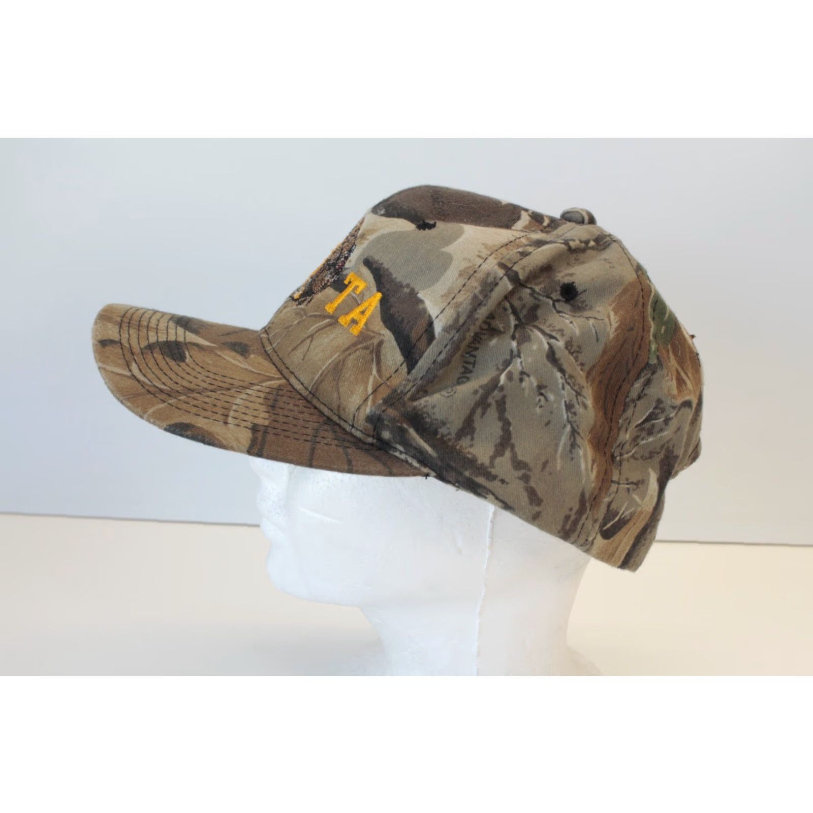 Vintage VINTAGE Unbranded Hat Camouflage CWTA California Wild Turkey Woodland Snapback Adjustable Brown Unisex Adults Mens Size ONE SIZE - 3 Thumbnail