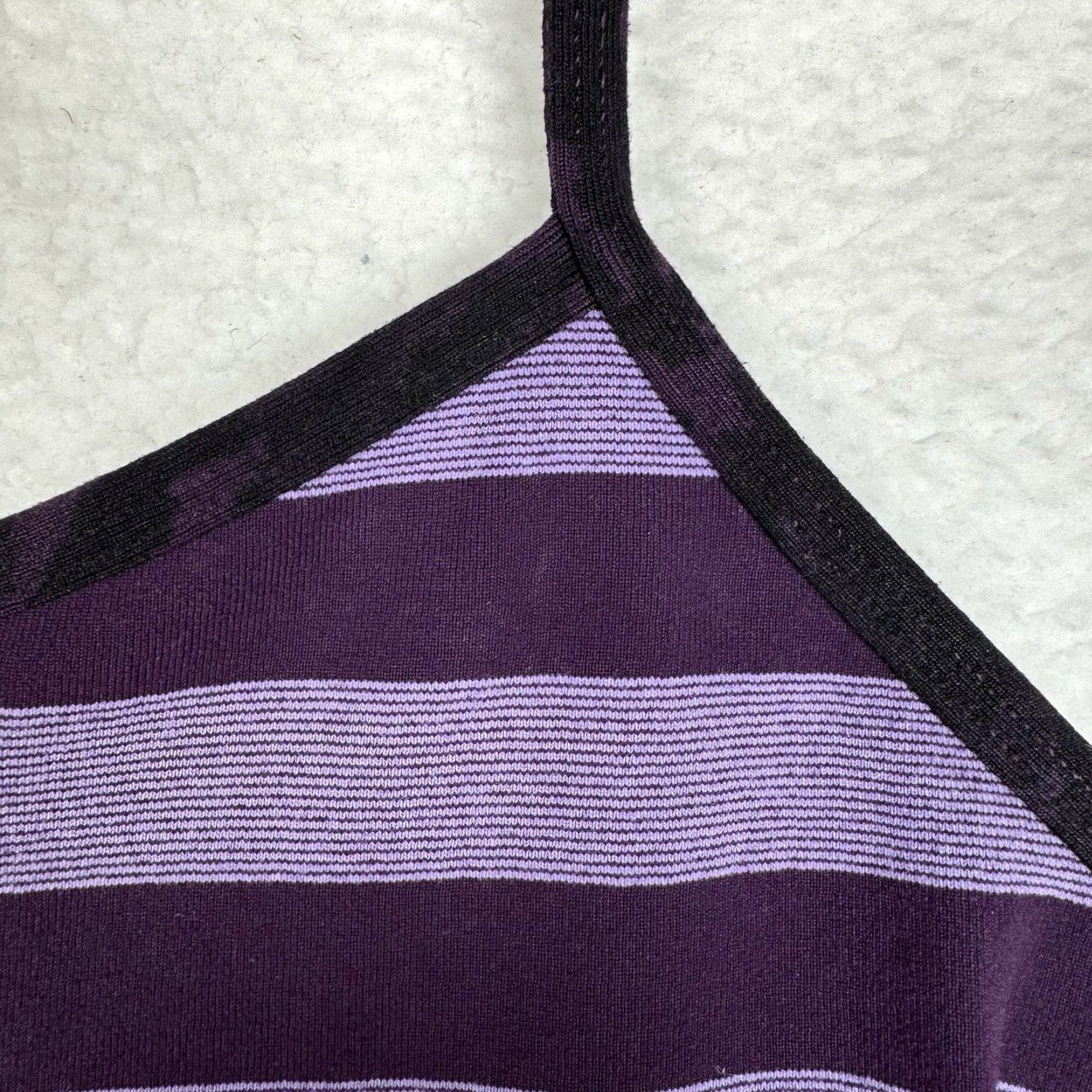 Lululemon Lululemon Power Y Tank Top - Purple Stripe - Women's 9 - Tank - Activewear - Power Y - Purple - XS? Wait Size M / US 6-8 / IT 42-44 - 4 Thumbnail
