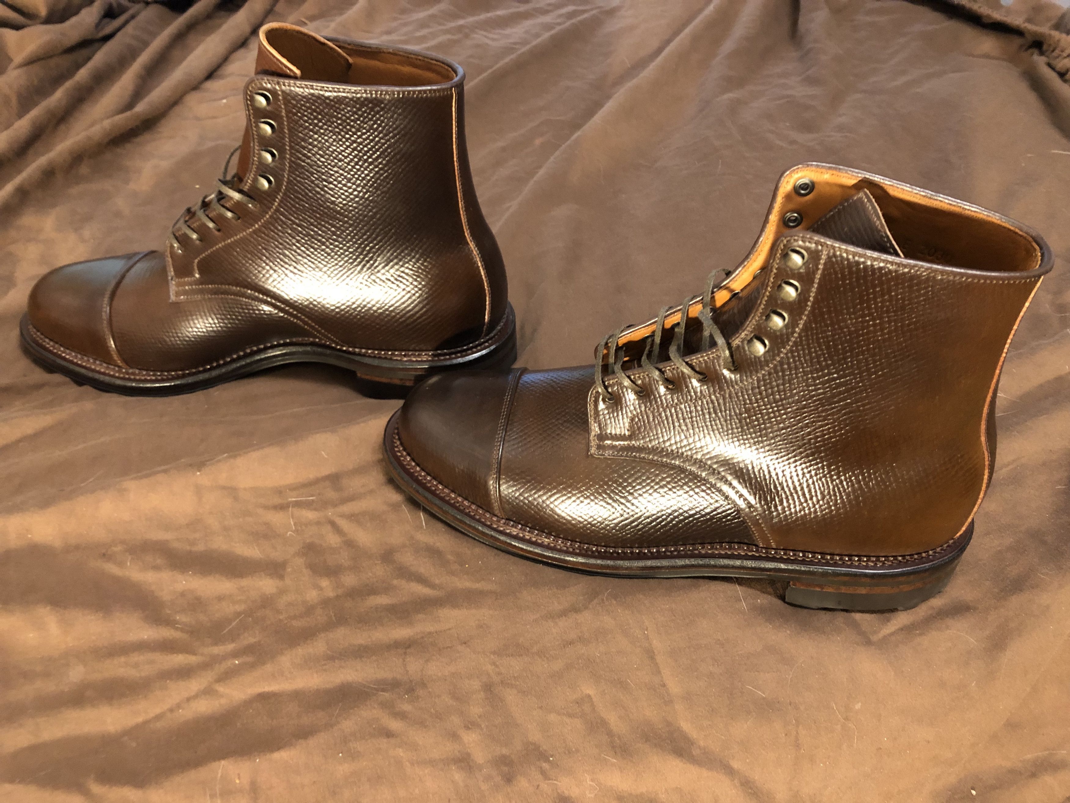 Viberg Armagnac shell cordovan, Halkett Boot, 7E Size US 7 / EU 40 - 2 Thumbnail