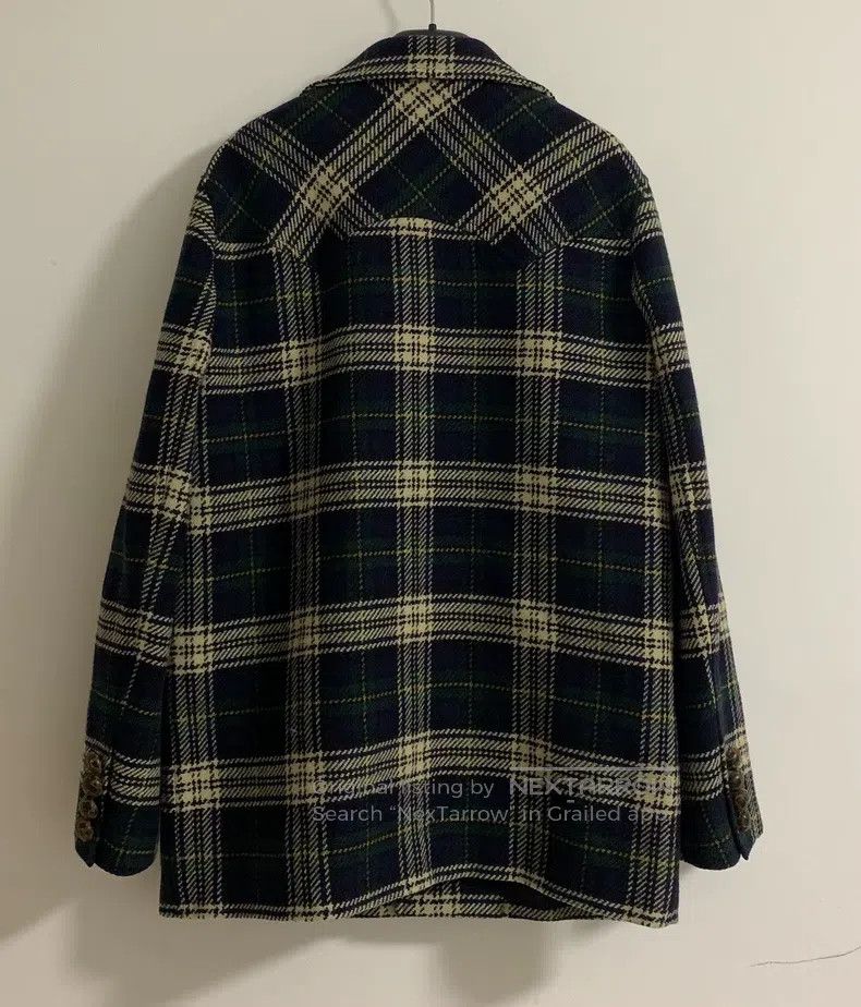 Saint Laurent Paris Saint Laurent Paris Four Pocket Wooden Button Plaid Tweed Size US S / EU 44-46 / 1 - 2 Thumbnail
