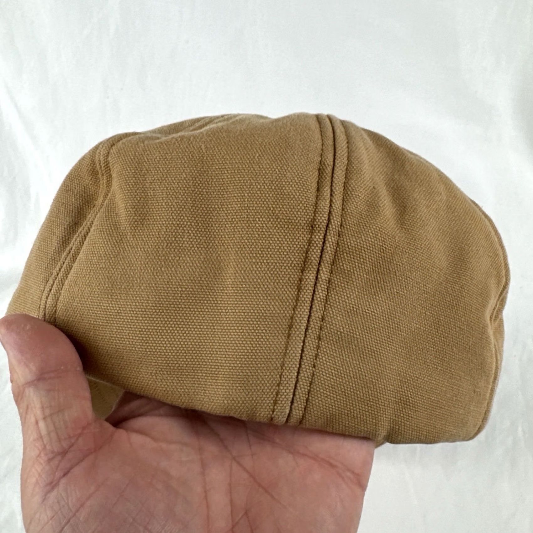 Carhartt VINTAGE Carhartt Duck Canvas Insulated Flap Hat USA Made Workwear 80s S Mens Brown Size ONE SIZE - 5 Thumbnail