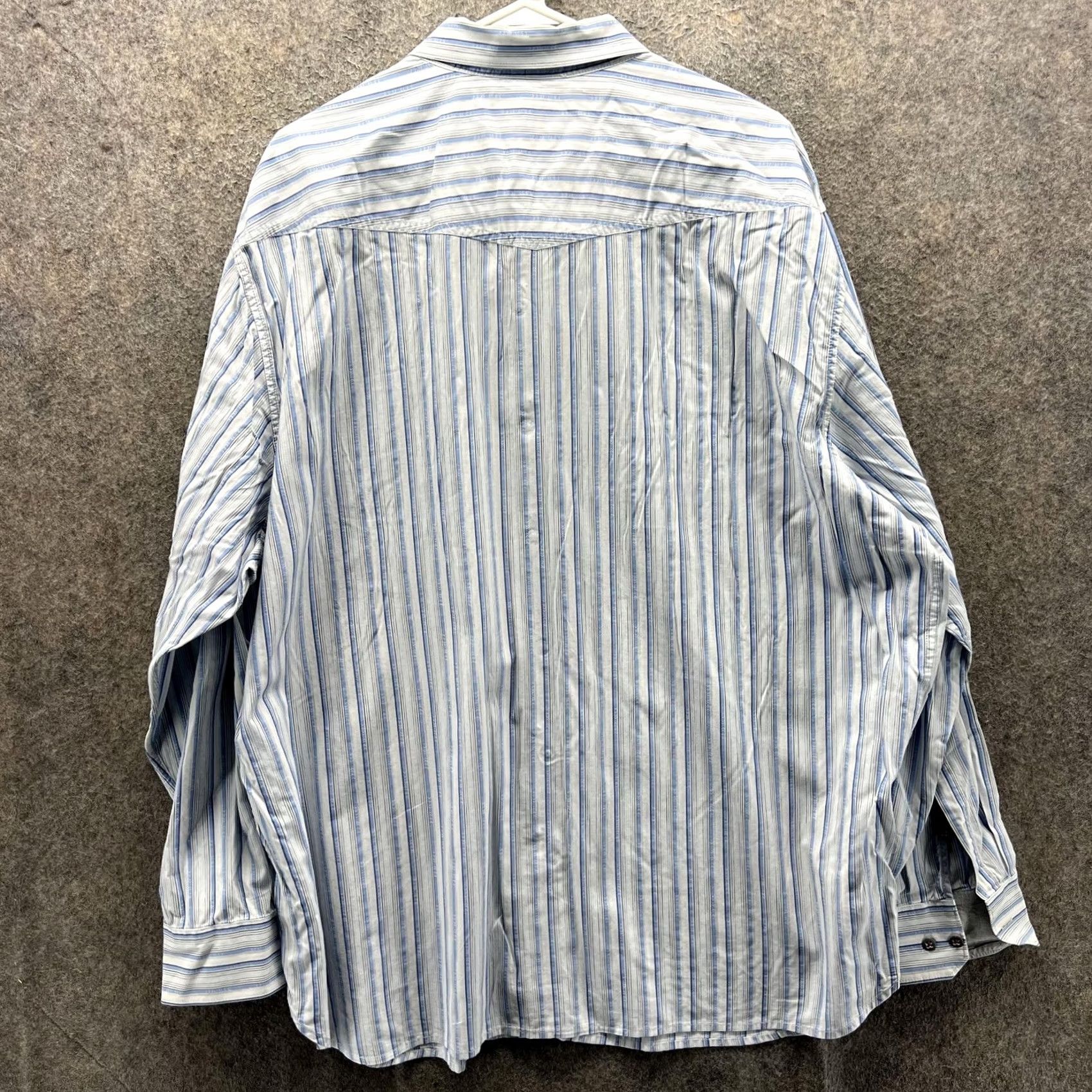 Tommy Bahama Tommy Bahama Jeans Shirt Mens 2XL Blue Stripe Long Sleeve Button Front Casual Size US XXL / EU 58 / 5 - 7 Thumbnail