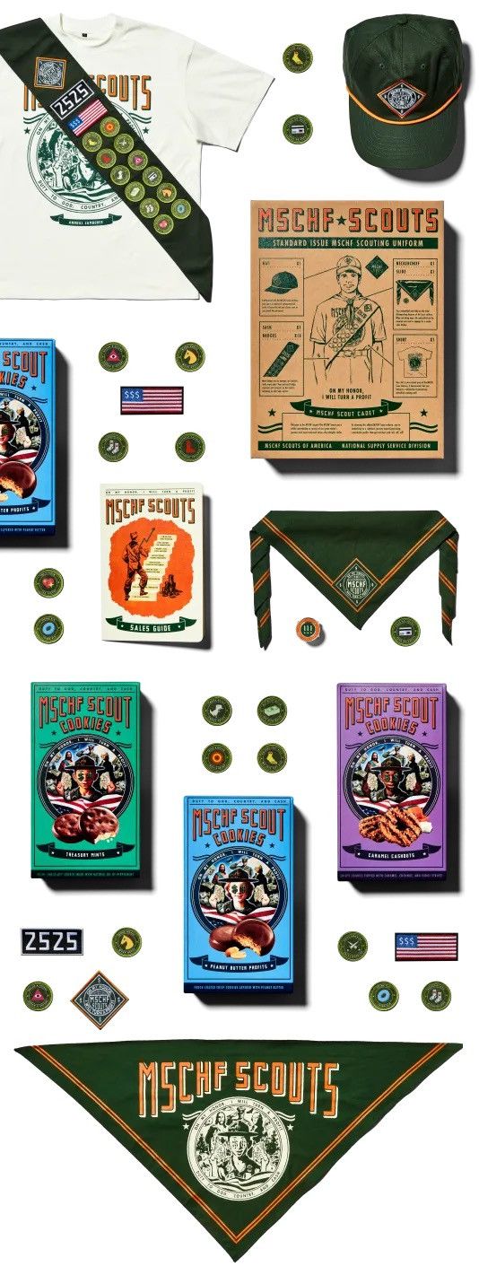 MSCHF MSCHF SCOUTS TEE EMBLEM SEAL UNiFORM Size US L / EU 52-54 / 3 - 3 Thumbnail