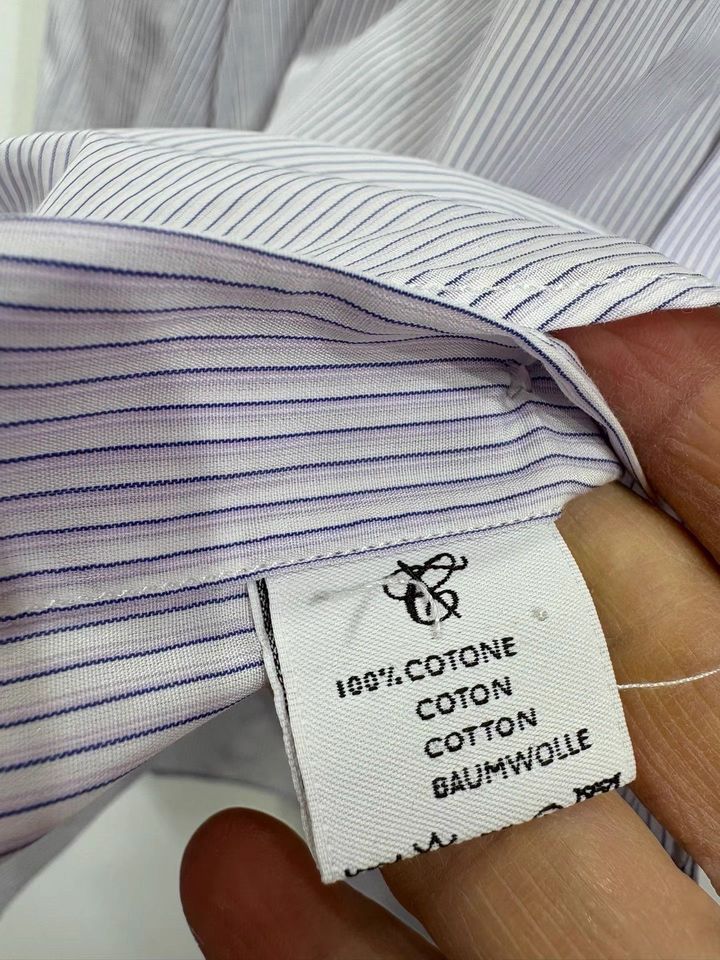 Canali CANALI Long Sleeve Shirt K29 Size US XXS / EU 40 - 4 Thumbnail