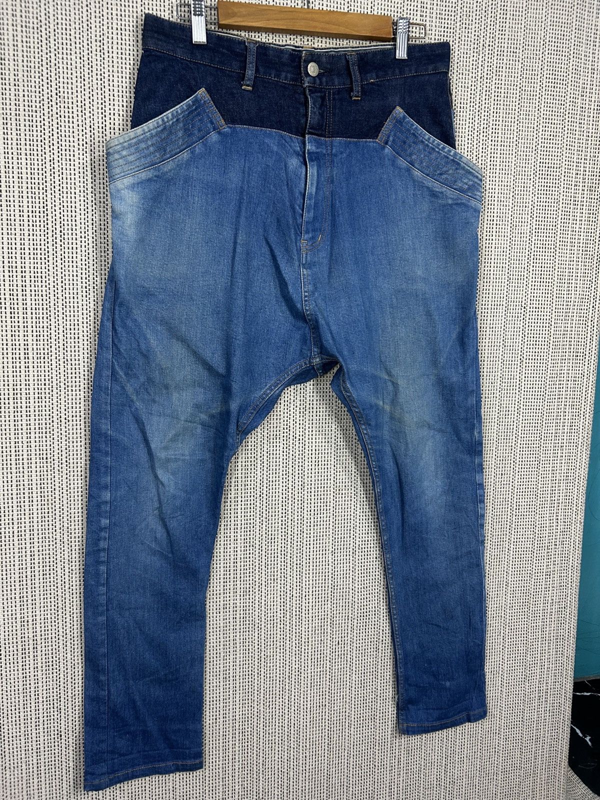 Tsumori Chisato Vintage tsumori chisato issey miyake high front denim Size US 32 / EU 48 - 7 Thumbnail