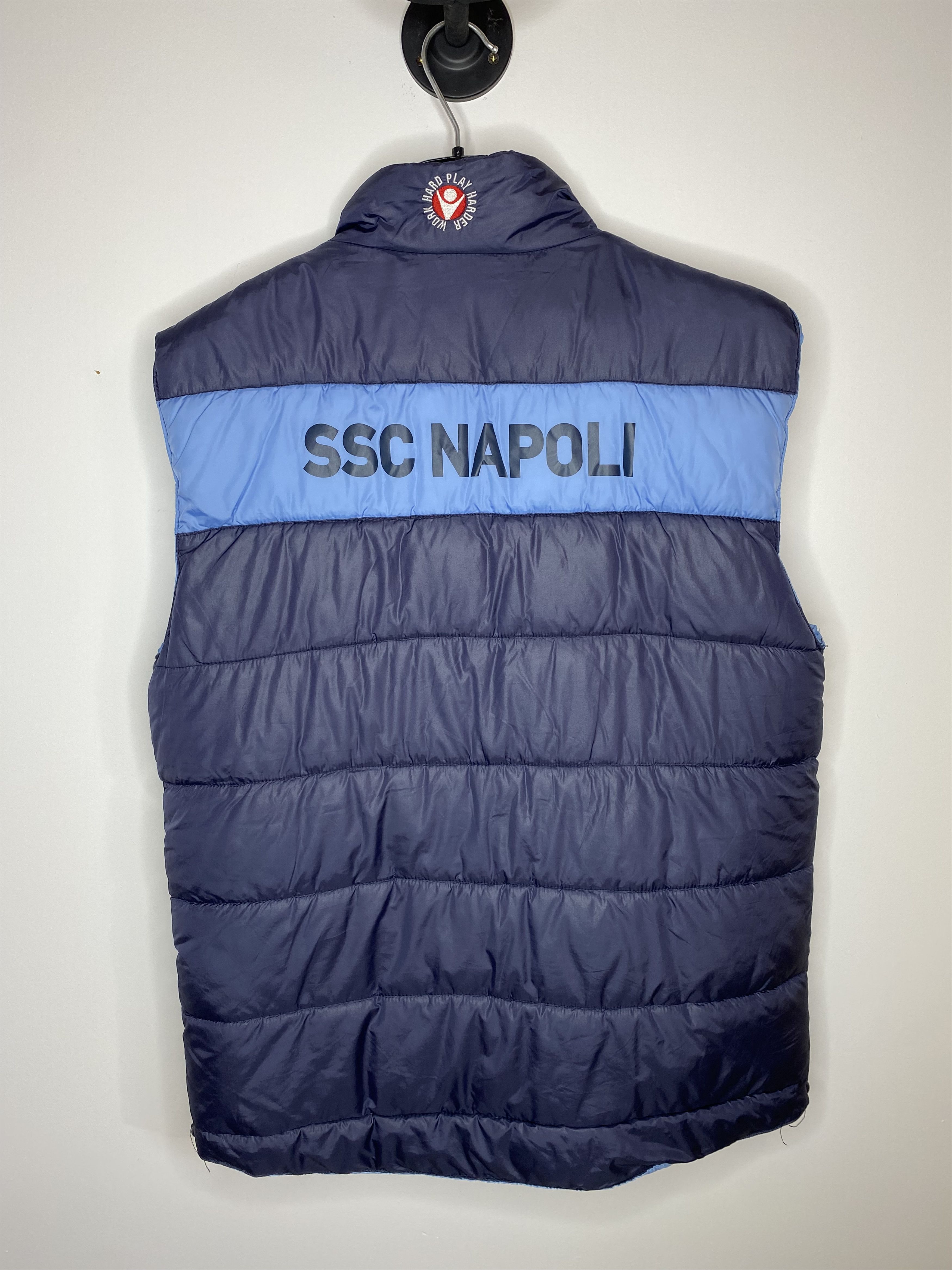 Macron SSC NAPOLI 2012 2013 TRAINING FOOTBALL SOCCER VEST JACKET Size US M / EU 48-50 / 2 - 2 Thumbnail