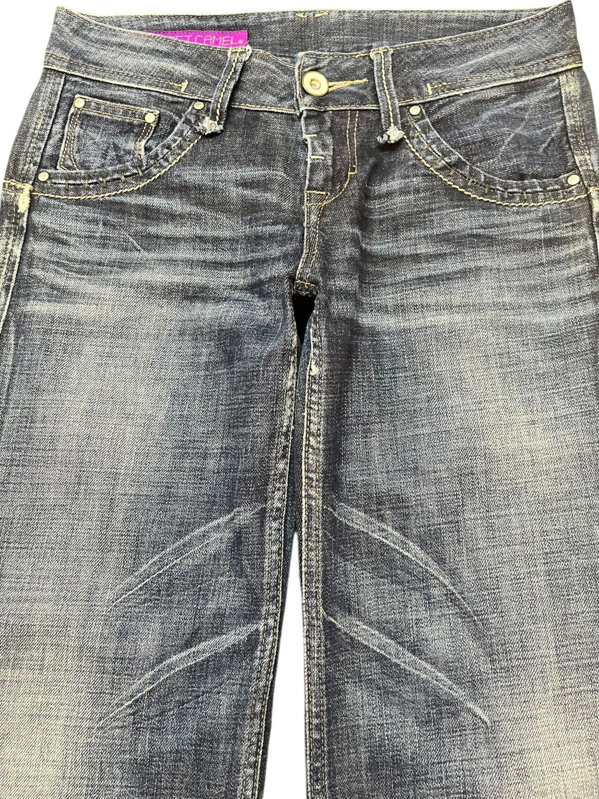 Thom Sweeney Vintage Sweet Camel Flare Bootcut Denim Size US 29 - 2 Thumbnail