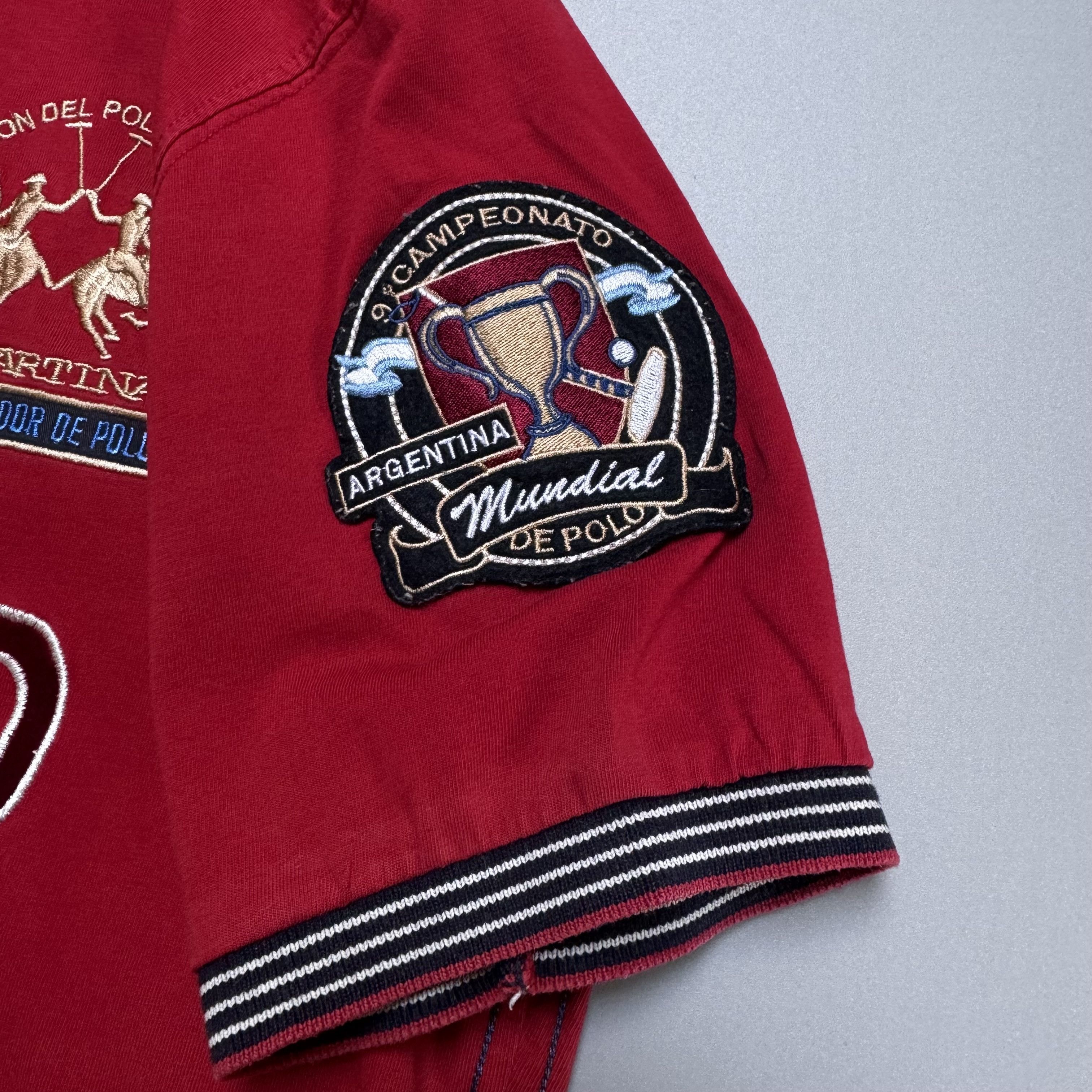 La Martina × Polo Ralph Lauren × Vintage LA MARTINA ENGLAND POLO TEAM CHIEF KEEF STYLE POLOS SHIRT Size US L / EU 52-54 / 3 - 4 Thumbnail