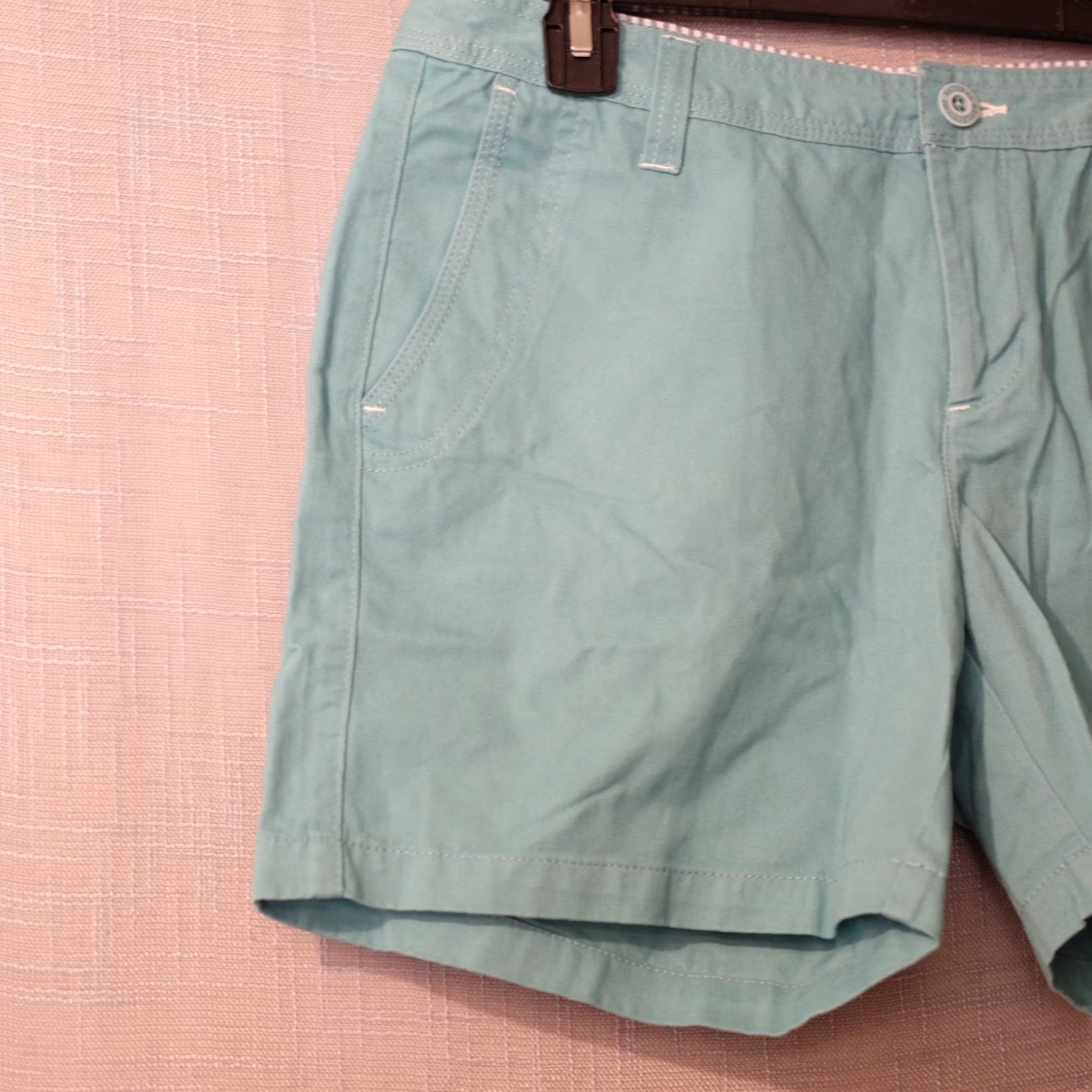 Vintage Natural Reflections Shorts Chino Green 100% Cotton Womens 8 Nwot! Nwot Reflections Shorts Green Chino 100% Cotton Womens 8 #H99-48 Size 30" / US 8 / IT 44 - 2 Thumbnail