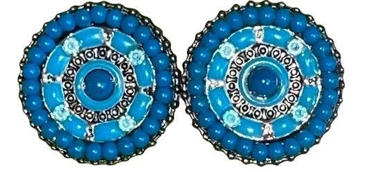 Anthropologie Anthropologie Lena B. Vintage Turquoise Earrings Size ONE SIZE - 9 Thumbnail