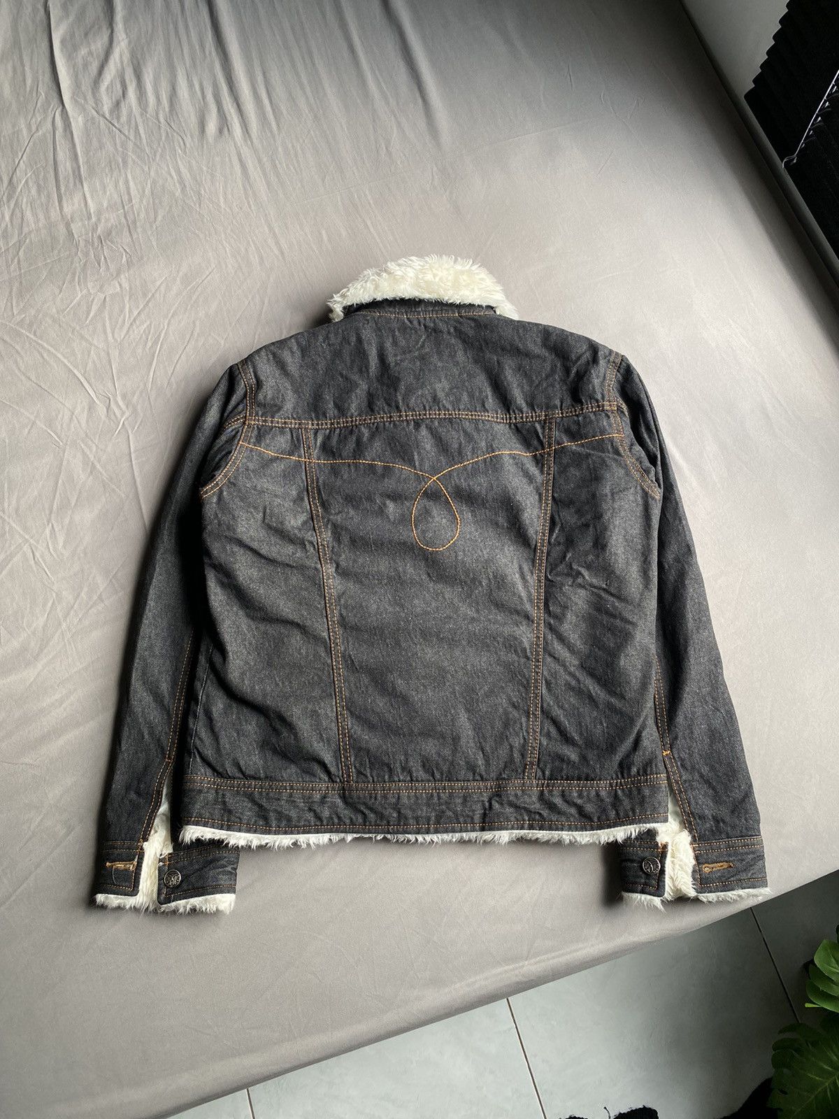 Calvin Klein × If Six Was Nine Calvin Klein Denim Sherpa Fur Jacket Size US M / EU 48-50 / 2 - 5 Thumbnail