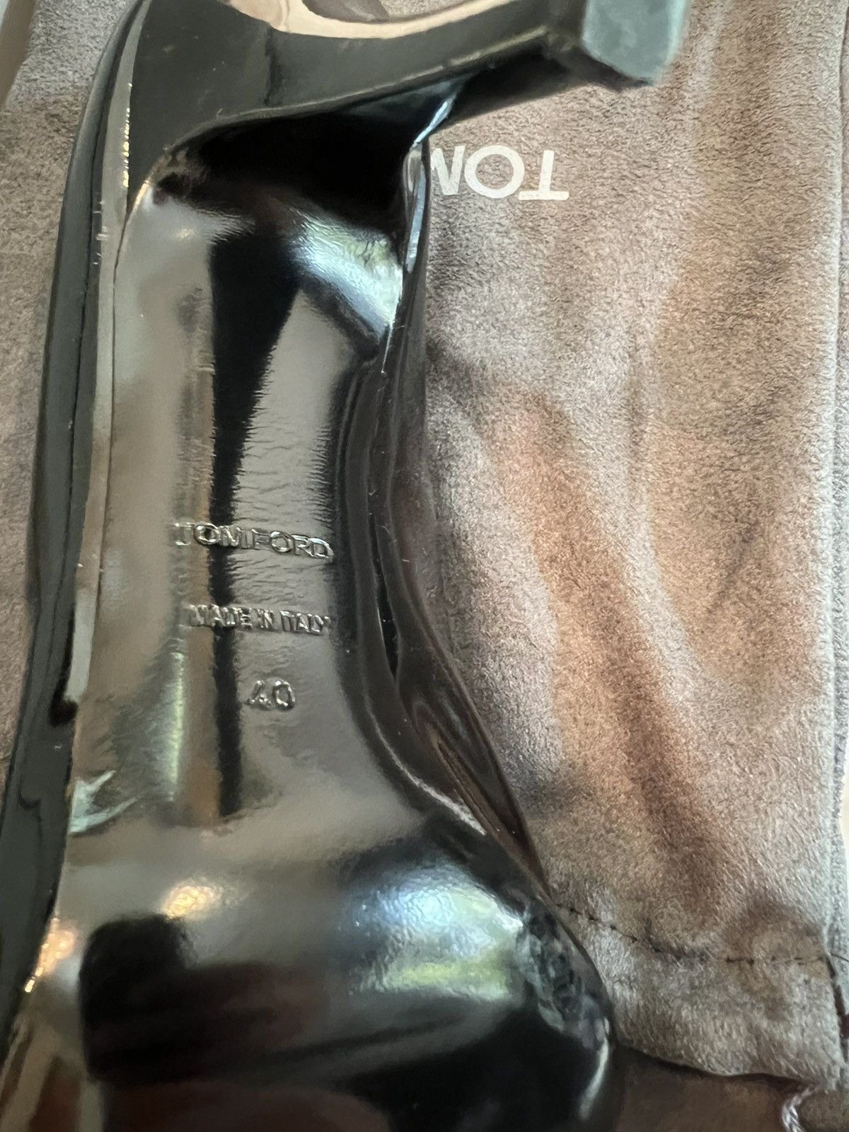 Tom Ford Tom Ford Patent leather heels size 40 / 9.5 or 10 USA Size US 9.5 / IT 39.5 - 3 Thumbnail