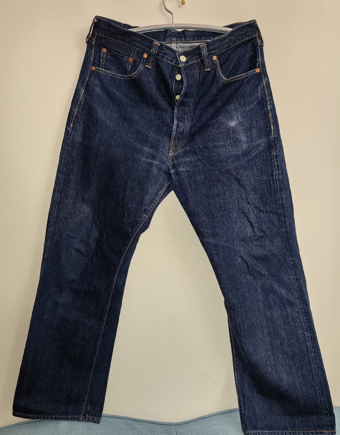 image of Freewheelers The Vanishing West Jeans in Blue, Men's (Size 34)