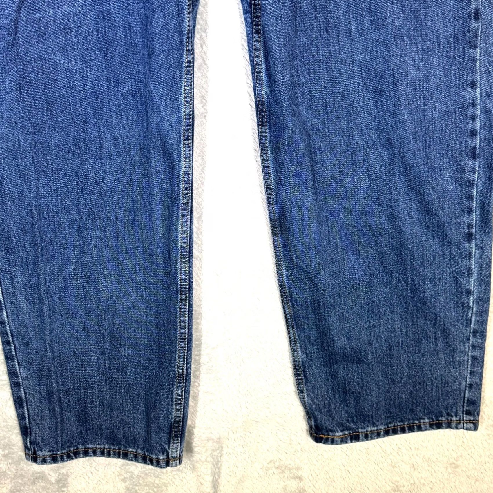 Levi's Levi's 550 Mens Jeans 42x32 Blue Denim Relaxed Fit Mid Rise Straight Leg Size US 42 / EU 58 - 5 Thumbnail