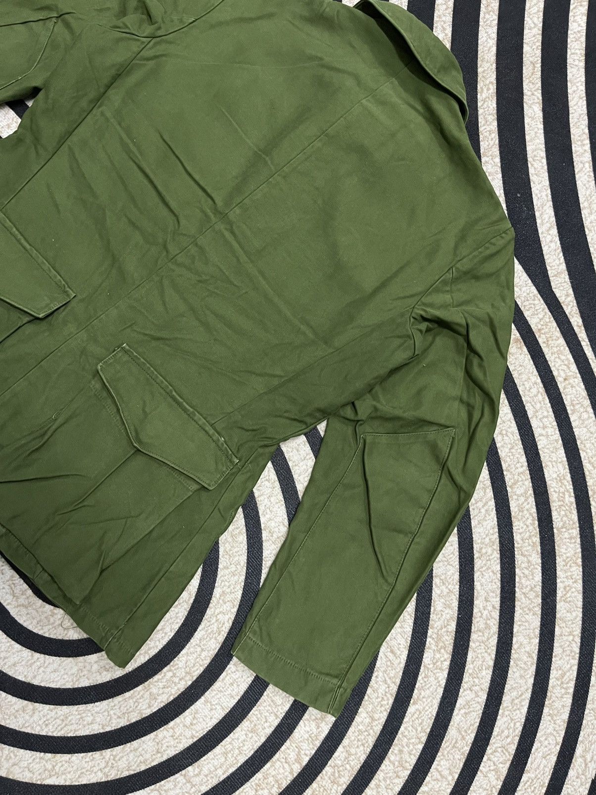 Vintage 70s SWEDISH MILITARY C46 SHIRT BUTTON UP Size US M / EU 48-50 / 2 - 12 Thumbnail