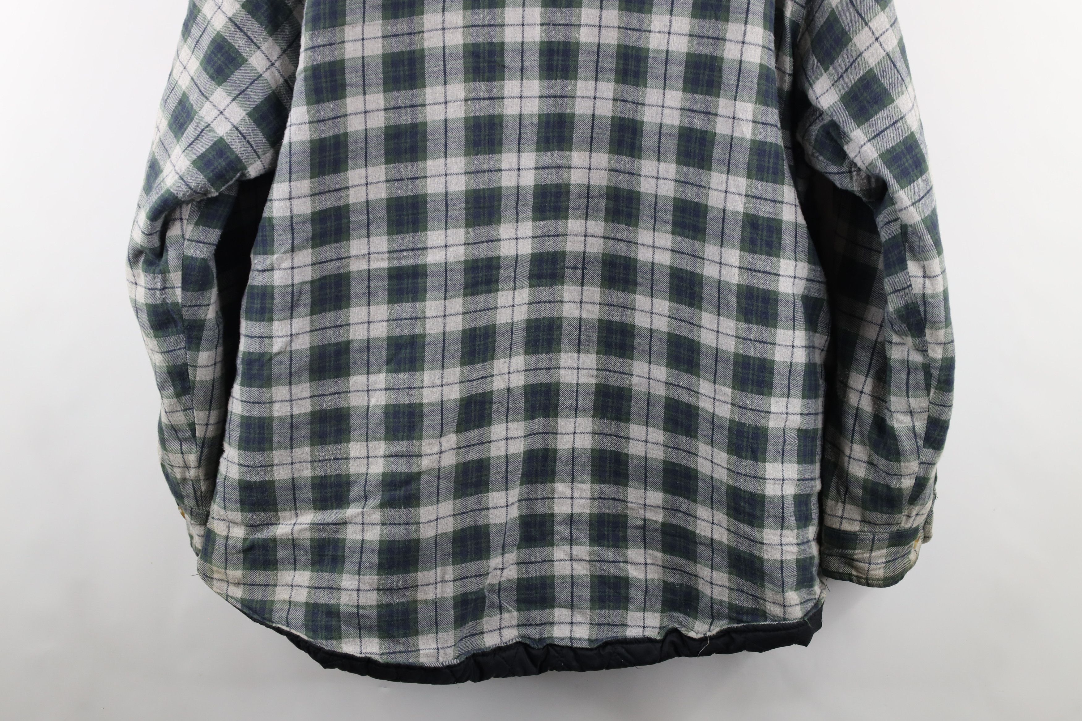 Vintage Vintage 90s Streetwear Flannel Shirt Jacket Jac Shirt Size US L / EU 52-54 / 3 - 15 Thumbnail