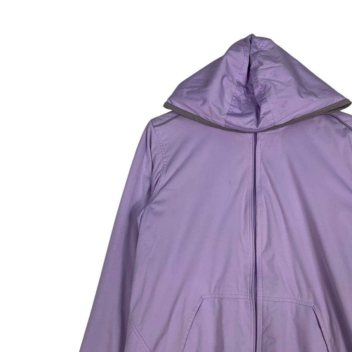 Uniqlo UNIQLO Hoodie Light Jacket in Light Purple Plain #1213-C55 Size M / US 6-8 / IT 42-44 - 7 Thumbnail