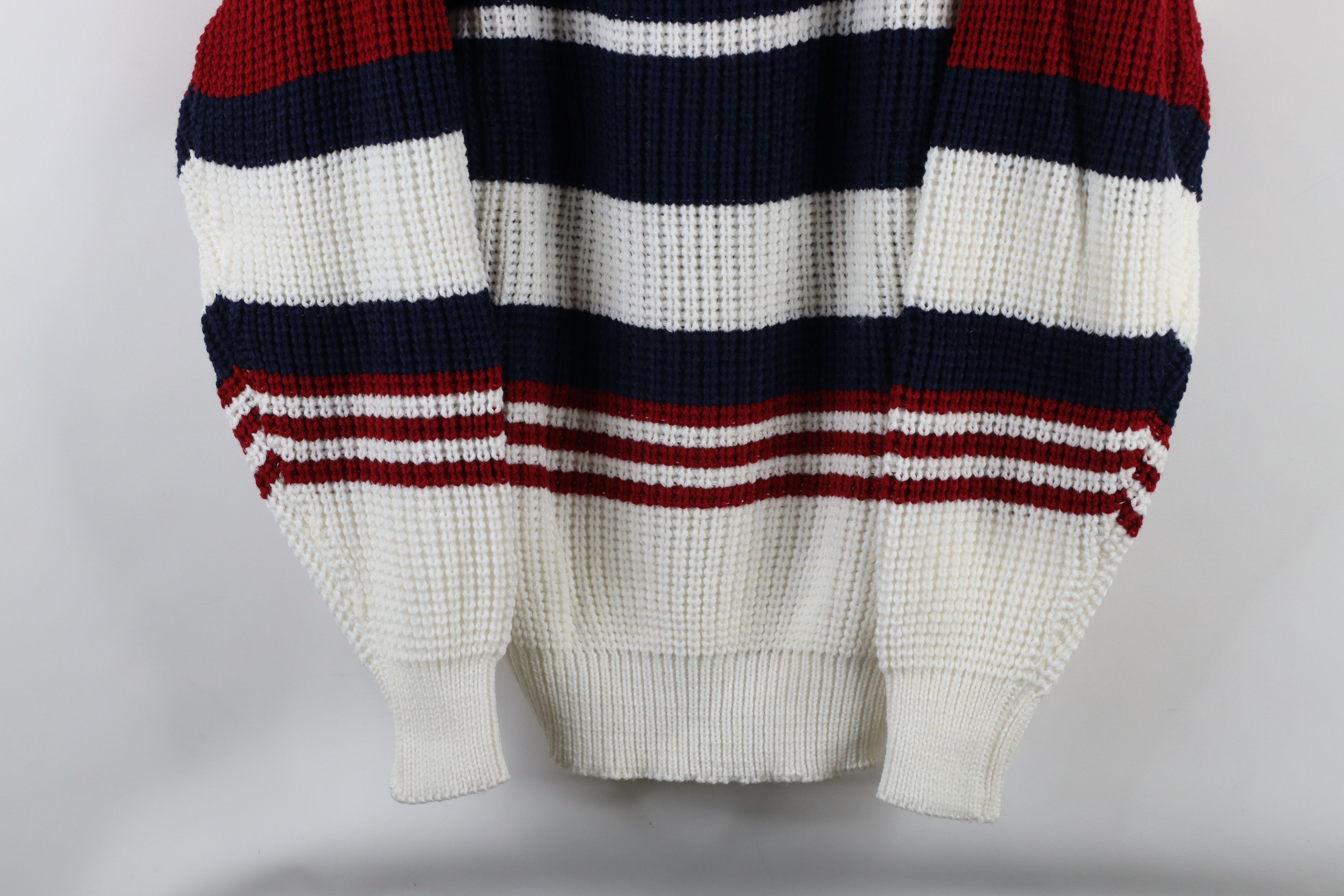 Vintage Deadstock Vintage 90s Streetwear Block Chunky Knit Sweater Size US M / EU 48-50 / 2 - 3 Thumbnail
