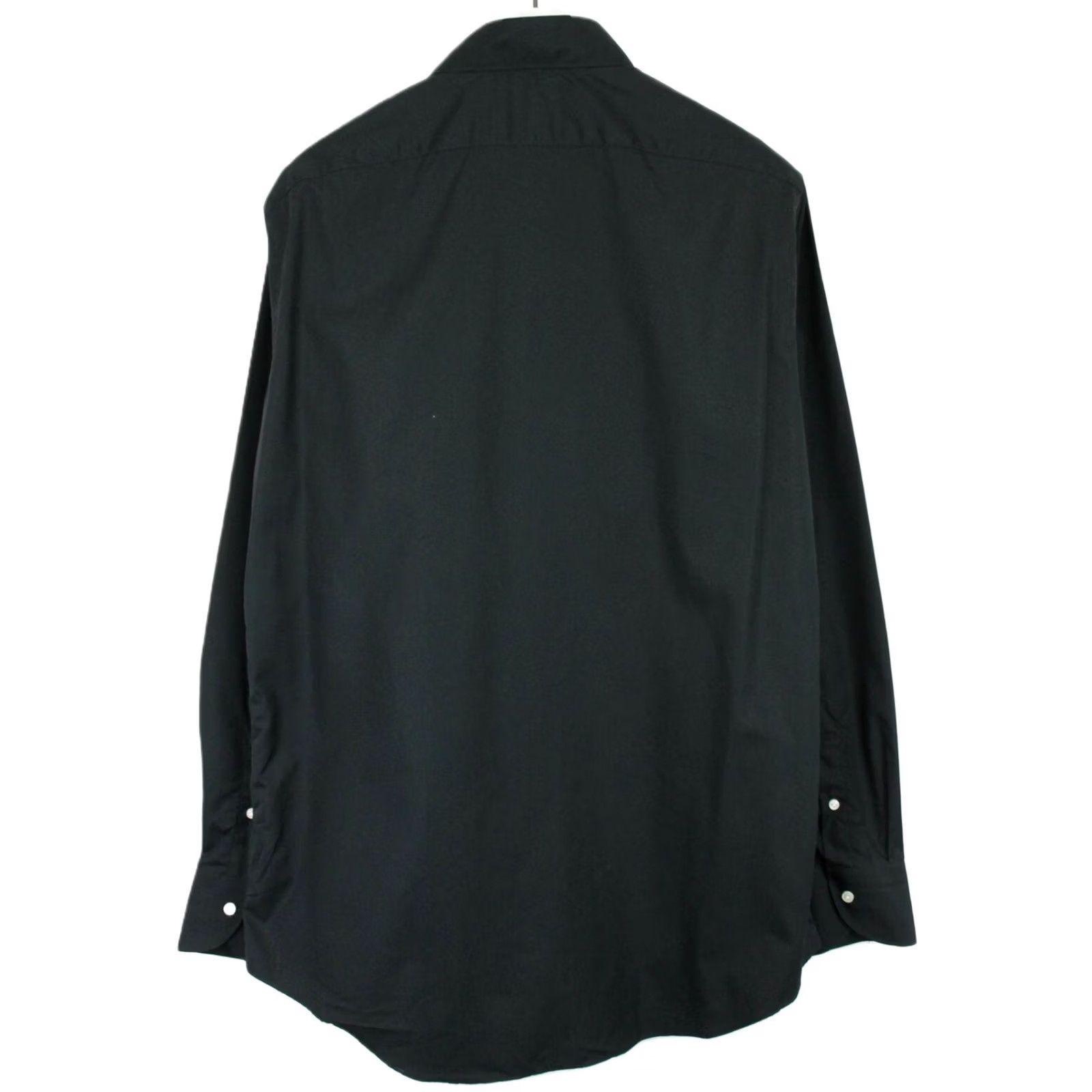 Suitsupply Suitsupply Slim Fit Shirt Men's XL Black Button Up Spread Collar Button Up Size US XL / EU 56 / 4 - 2 Thumbnail