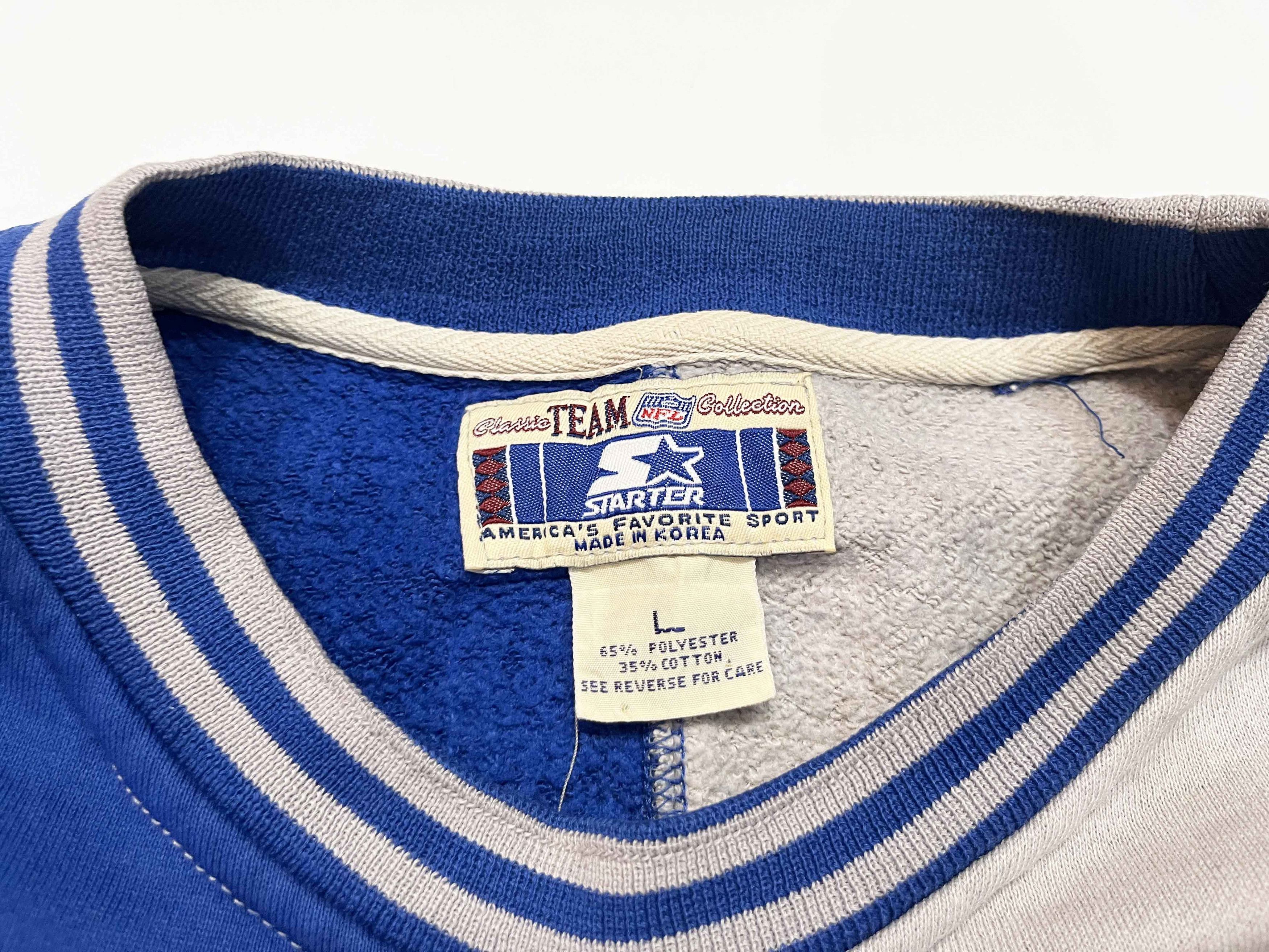 Starter Vintage Starter Detroit Lions NFL Crewneck Sweatshirt Size US L / EU 52-54 / 3 - 3 Thumbnail