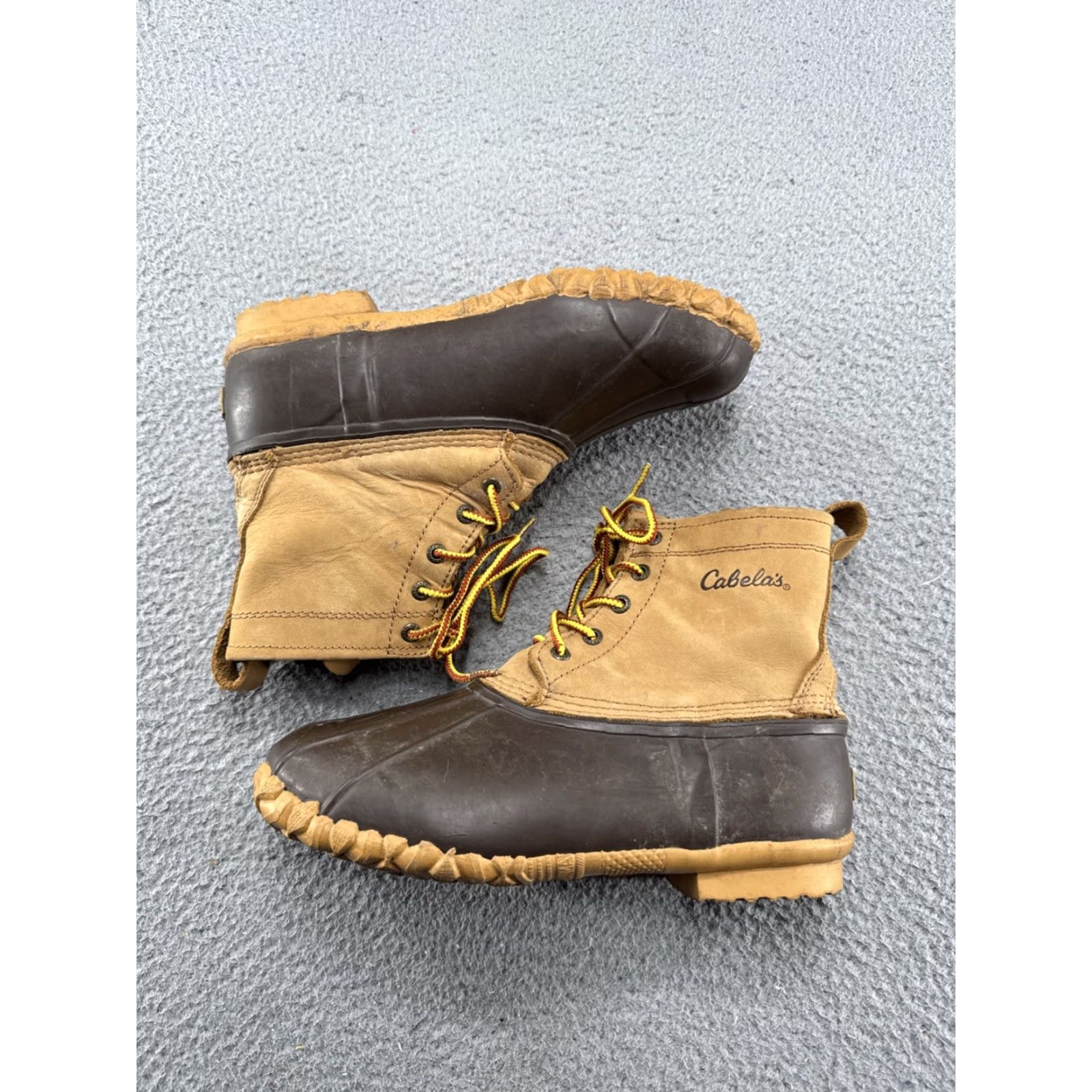 Vintage VINTAGE Cabela's Duck Boot Steel Shaft Leather Rubber Steel Shank Brown Men's Size 10 D Boots Size US 10 / EU 43 - 2 Thumbnail