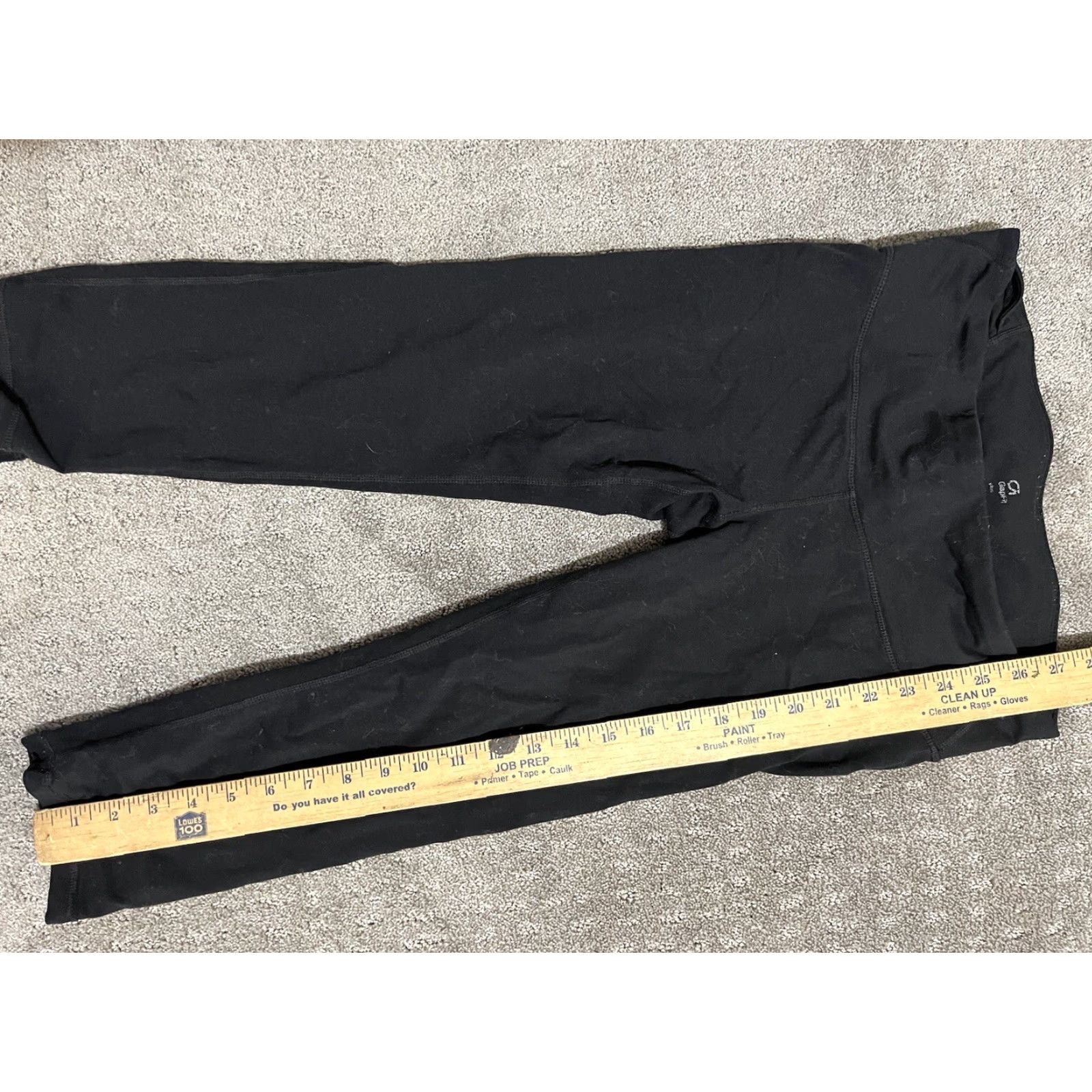 Vintage VINTAGE Gap Fit Women's Leggings Capri Compression Regular M Black Capri Leggings Womens M Black Size 32" / US 10 / IT 46 - 6 Thumbnail