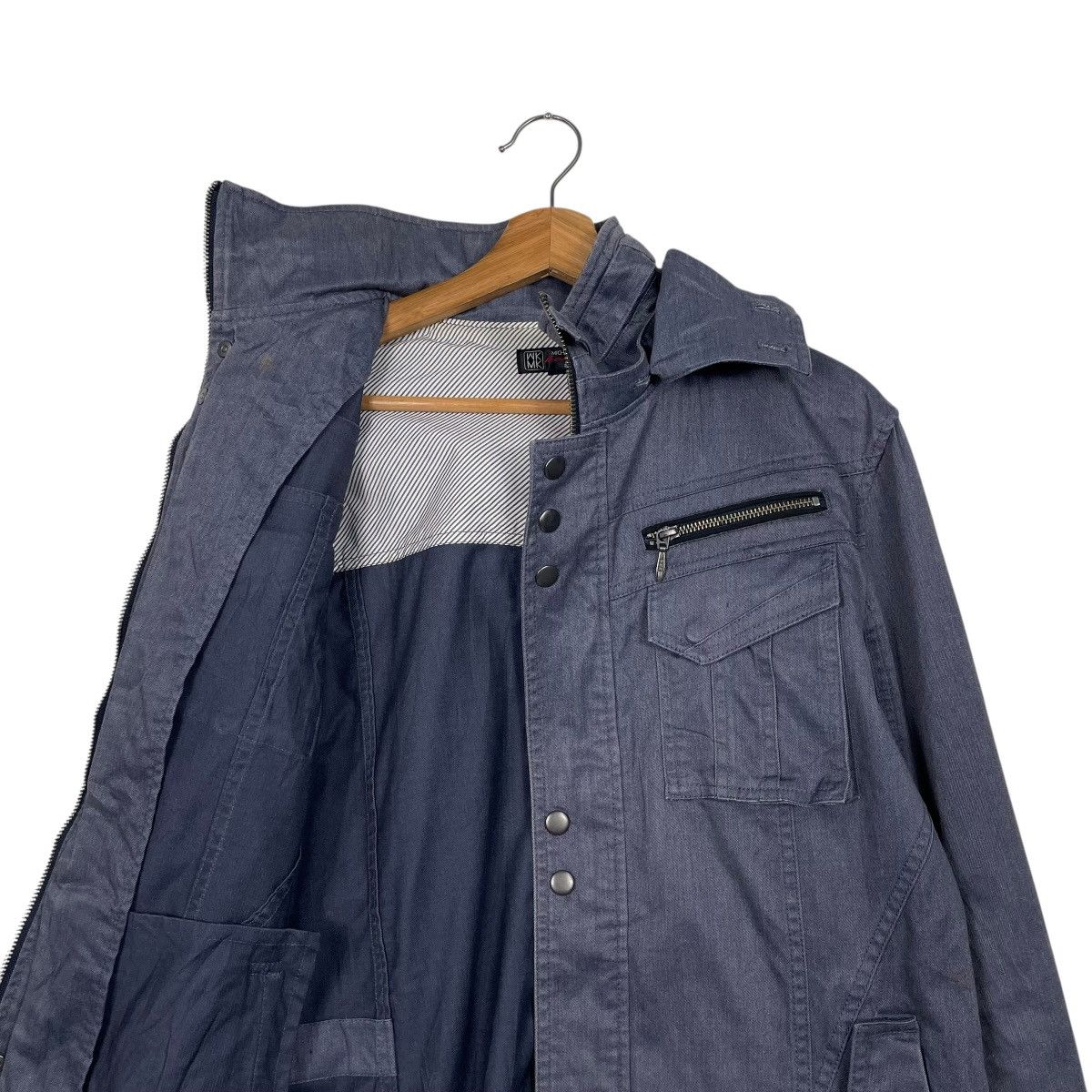 Michel Klein Michel Klein Hooded Multipocket Jacket Size US M / EU 48-50 / 2 - 11 Thumbnail