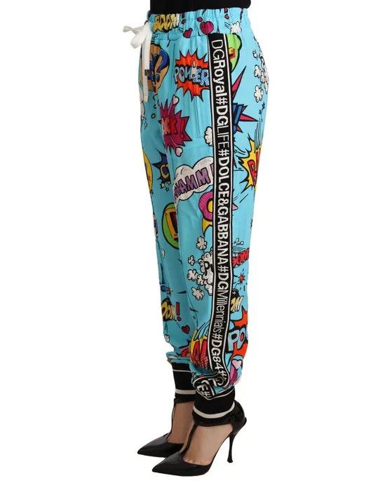 Dolce & Gabbana o1y0925 Jogger in Multicolor Size 25" / US 0 / IT 36 - 2 Thumbnail