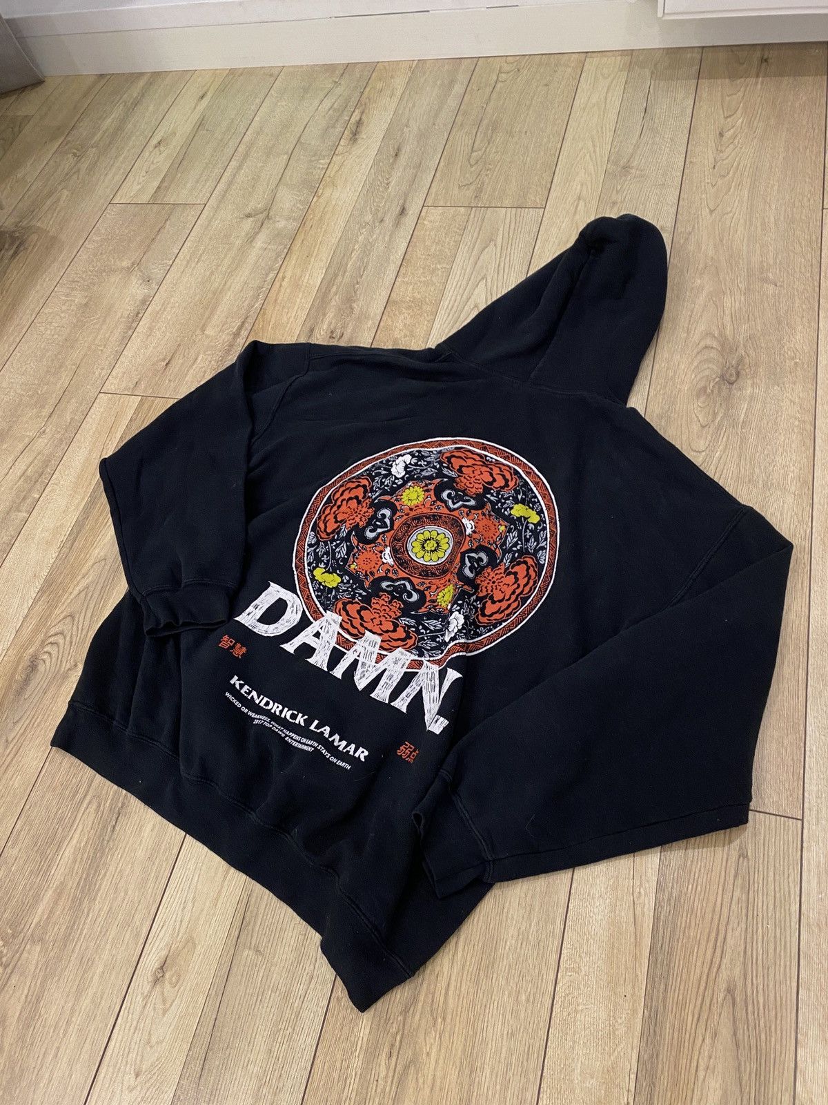 Kendrick Lamar × Vintage Vintage Kendrick Lamar Damn Hoodie TDE 2017 Tour Size US M / EU 48-50 / 2 - 6 Thumbnail