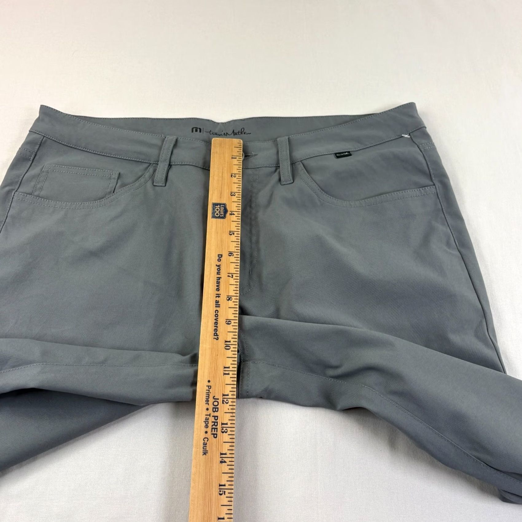 TravisMathew VINTAGE Travis Mathew Pants Mens 36x26 Gray Chino Golf Performance Tech Stretch Size US 36 / EU 52 - 5 Thumbnail