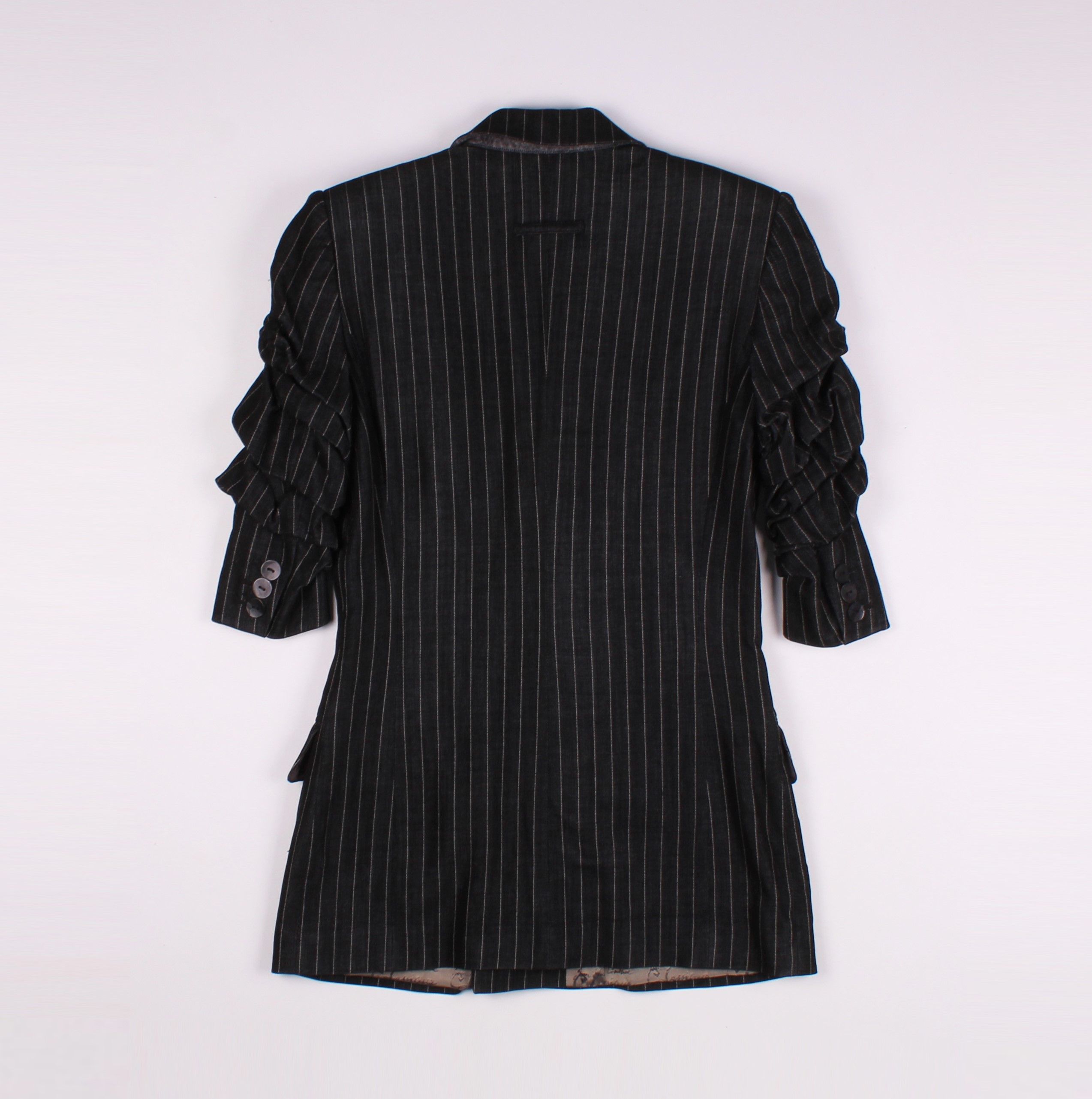 Jean Paul Gaultier × Vintage Jean Paul Gaultier Classique Vintage Striped Stunning Blazer Size M / US 6-8 / IT 42-44 - 11 Thumbnail
