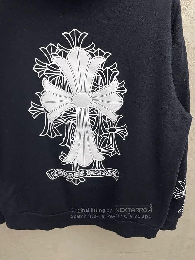Chrome Hearts CHROME HEARTS Size XL Black scroll phantom cross silver but Size US XL / EU 56 / 4 - 5 Thumbnail
