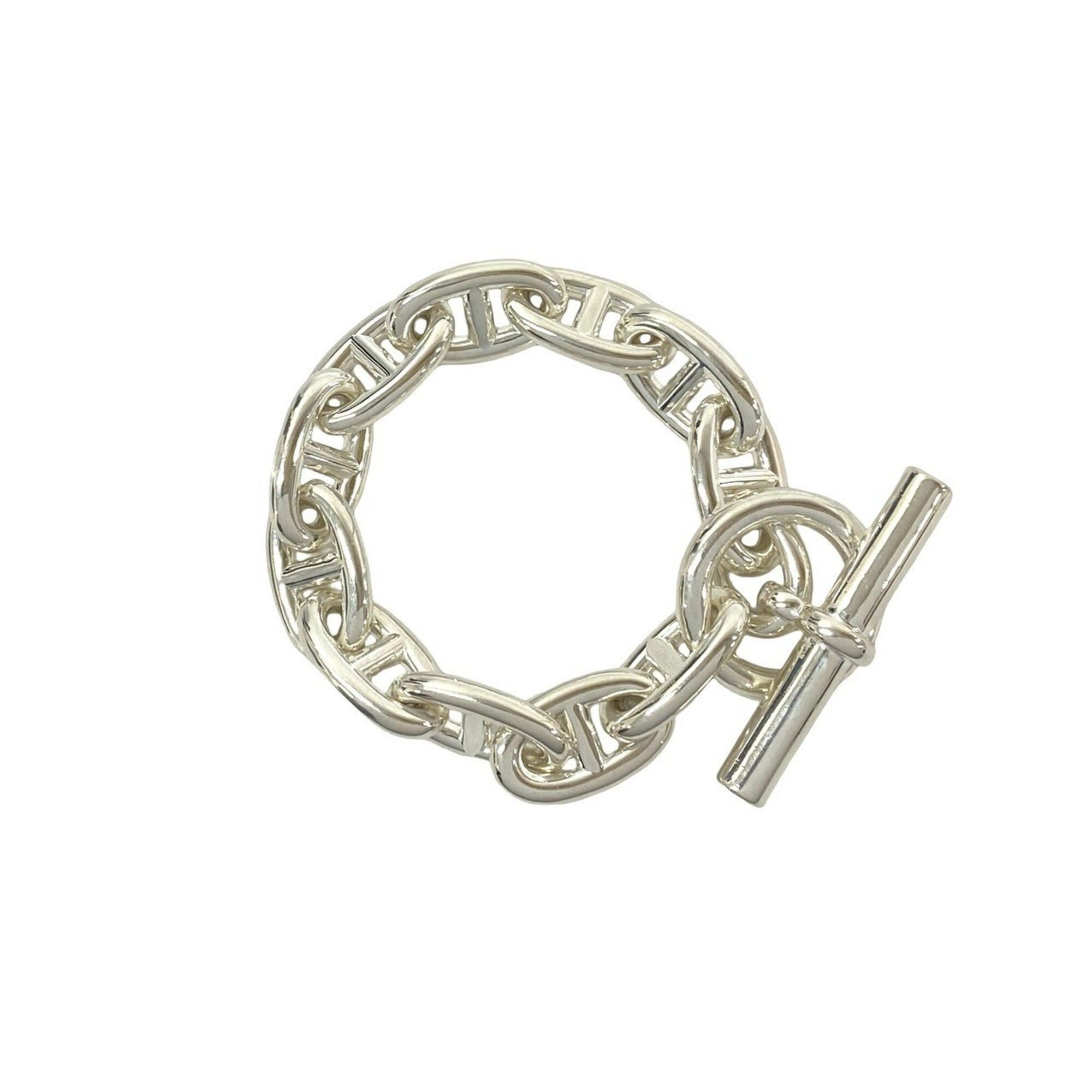 Hermes HERMES Chaine d'Ancre TGM 11-link Sterling Silver 925 Bracelet Chain Bangle Accessory 58098 Size ONE SIZE - 1 Thumbnail