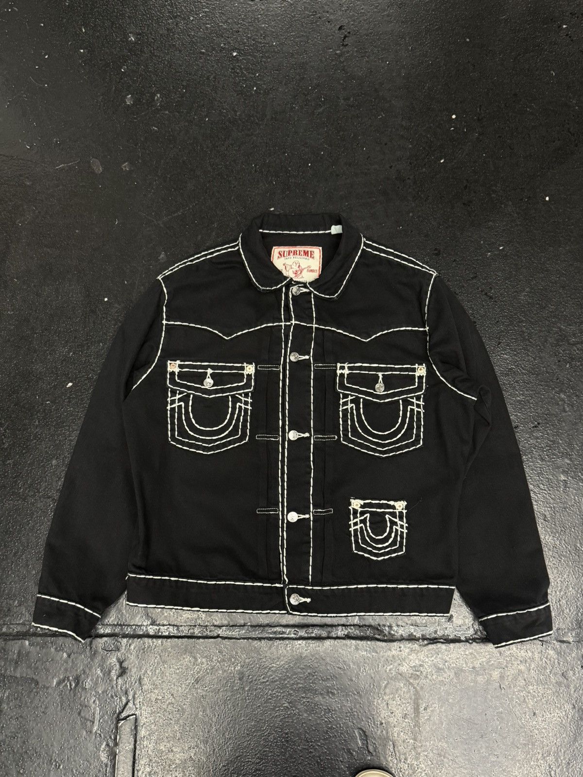 Supreme Supreme True Religion Denim Jacket Size US L / EU 52-54 / 3 - 1 Thumbnail