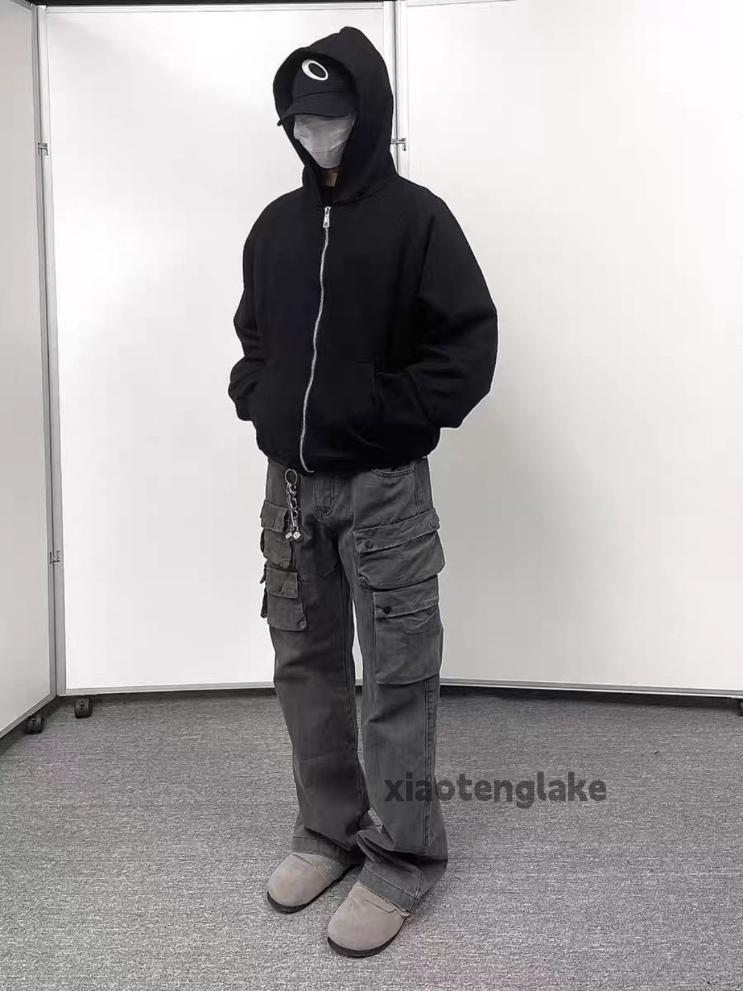 utility military loose outdoor sports flared cargo pants