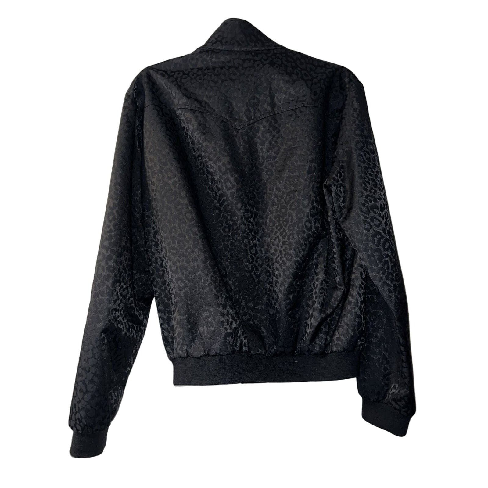 Saint Laurent Paris Saint Laurent Black Leopard Bomber Size US M / EU 48-50 / 2 - 6 Thumbnail