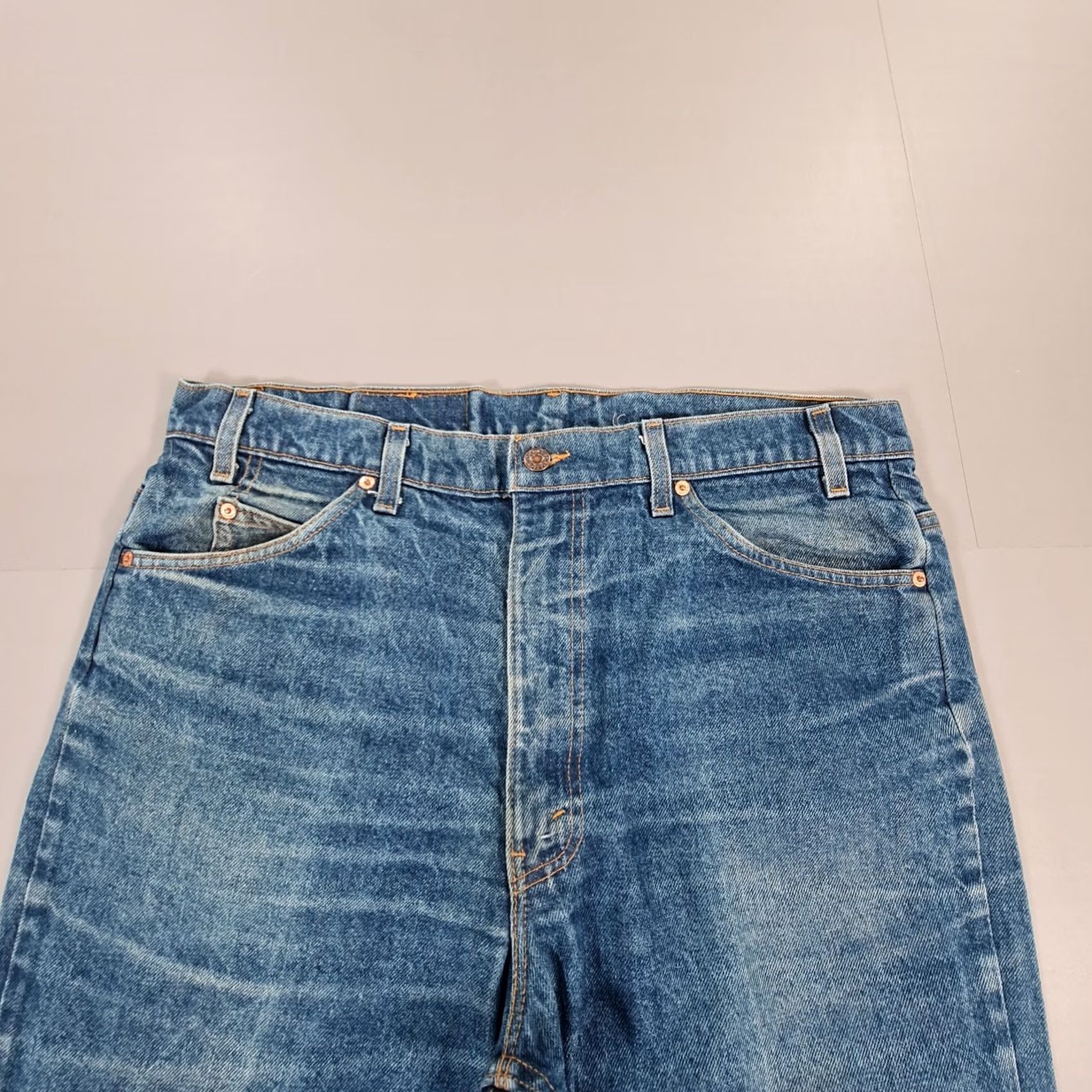Levi's VINTAGE Levi's 517 Jeans Jeans Bootcut Denim 90s Blue W38 L28 Made In USA Mens Regular 5-Pocket Comfort Jacket? Size US 38 / EU 54 - 2 Thumbnail