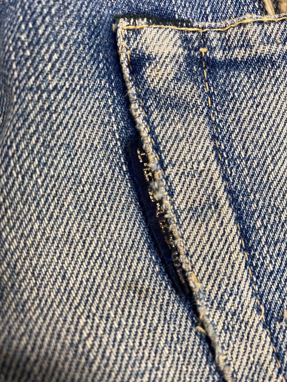 Japanese Brand vintage hr market selvedge distressed denim nice design Size US 32 / EU 48 - 6 Thumbnail