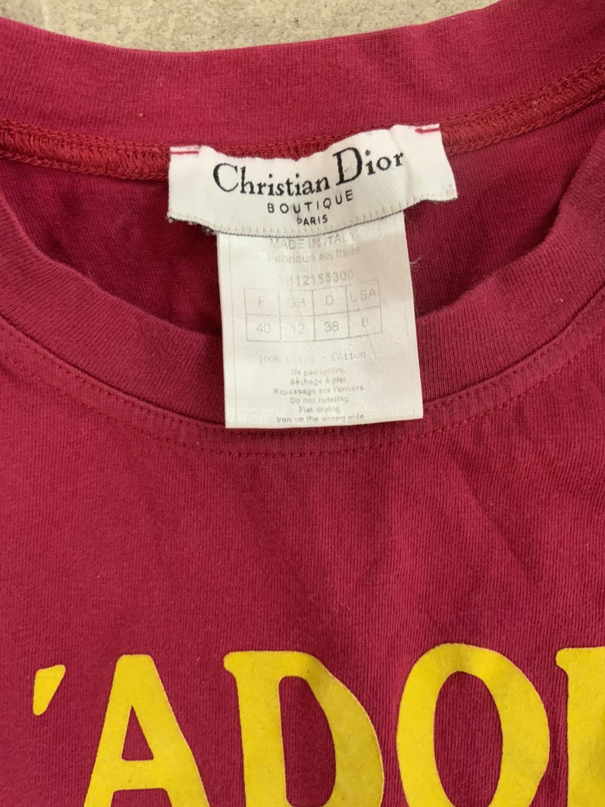 Dior ARCHIVE GALLIANO CHRISTIAN DIOR JADORE WORLDCHAMP 1947 TANK Size M / US 6-8 / IT 42-44 - 3 Thumbnail