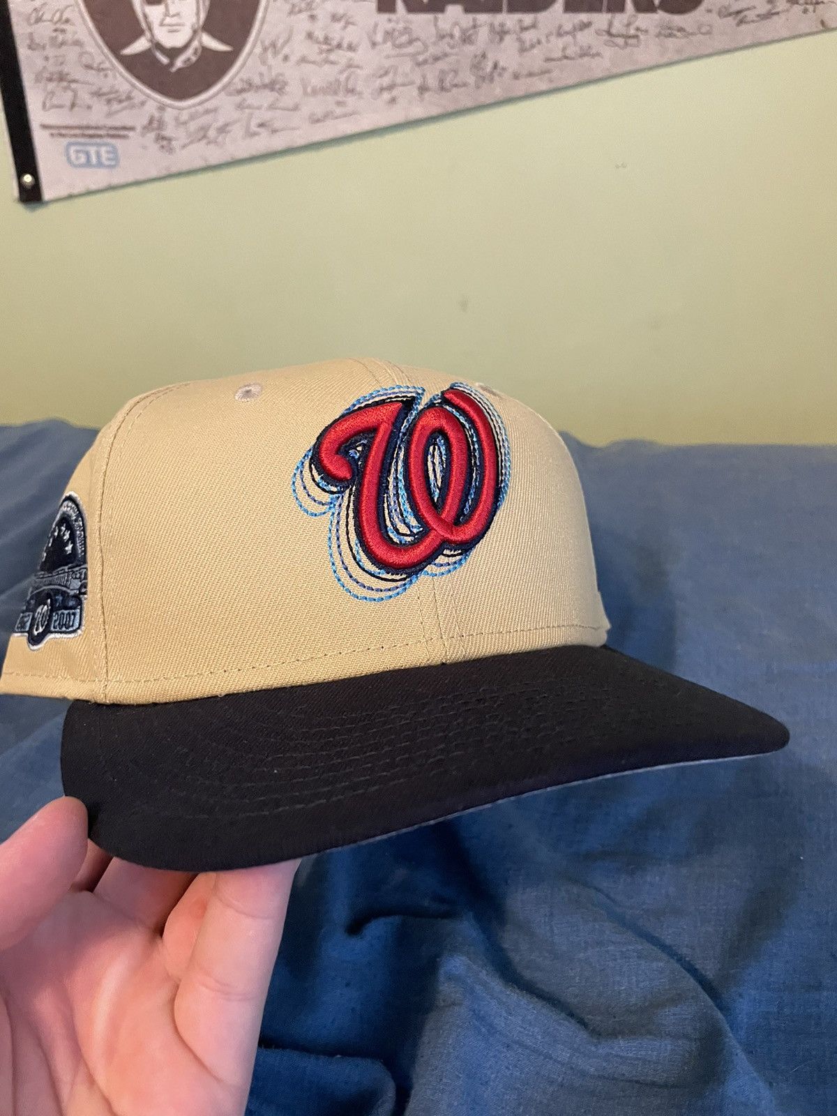 MLB × New Era Washington Nationals with side patch MLB hat 7 1/4 Size ONE SIZE - 2 Thumbnail