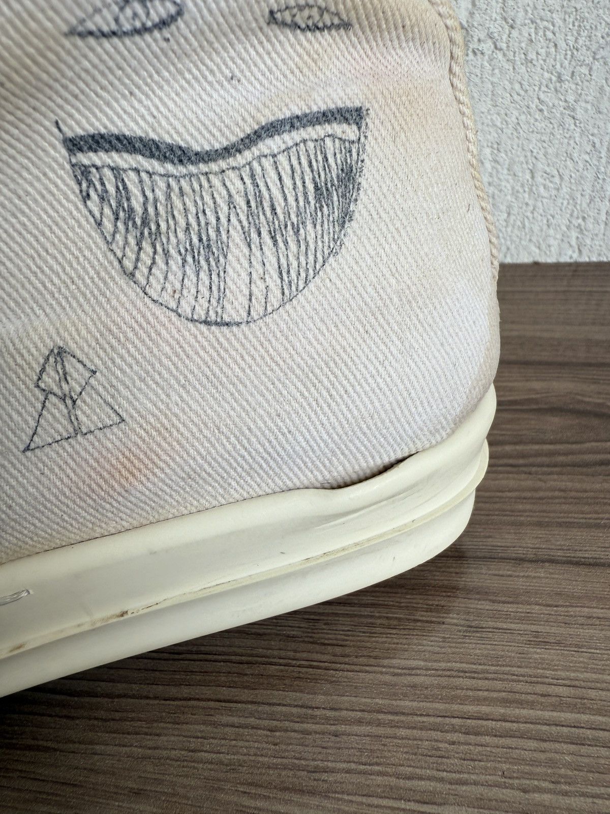 Rick Owens Drkshdw Aw21 toothface sketch drkshdw Ramones Size US 9.5 / EU 42-43 - 14 Thumbnail