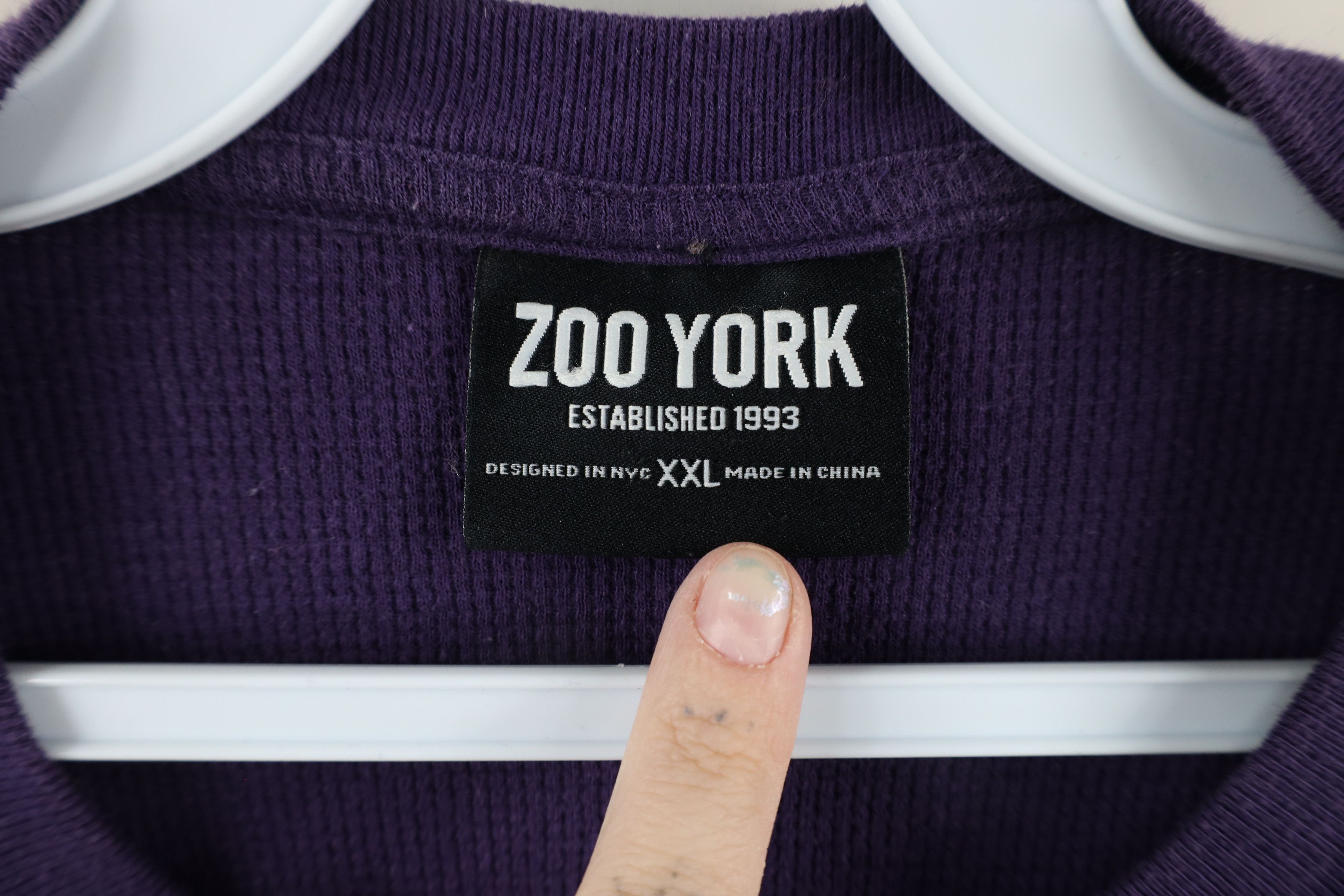 Vintage × Zoo York Vintage Zoo York Skateboarding Knit Long Sleeve T-Shirt Size US XXL / EU 58 / 5 - 4 Thumbnail