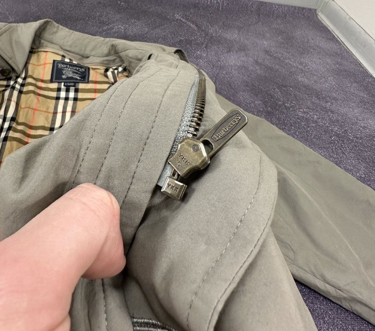 Burberry Vintage Burberry Nova Check Luxury Down Korean Parka Jacket Size US L / EU 52-54 / 3 - 16 Thumbnail