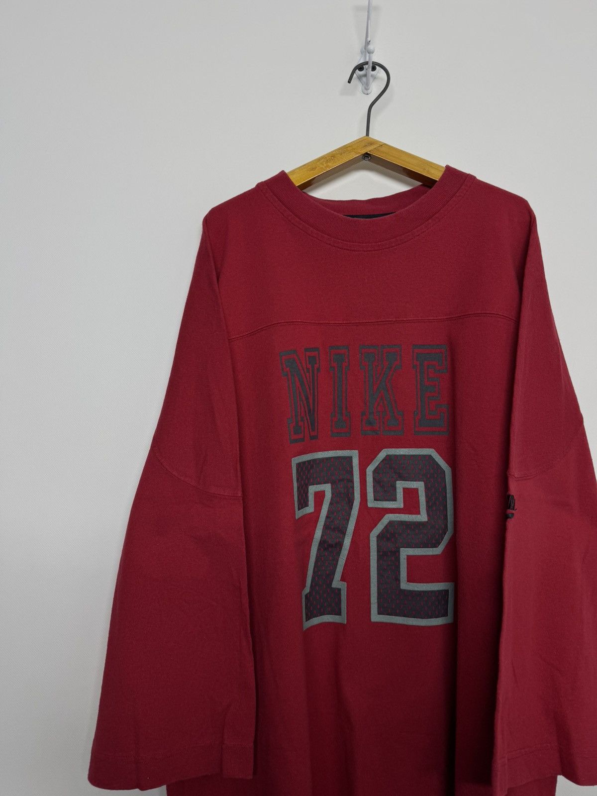Nike Vintage Y2k Nike Big Logo Long Sleeve 00’s Size US XL / EU 56 / 4 - 2 Thumbnail