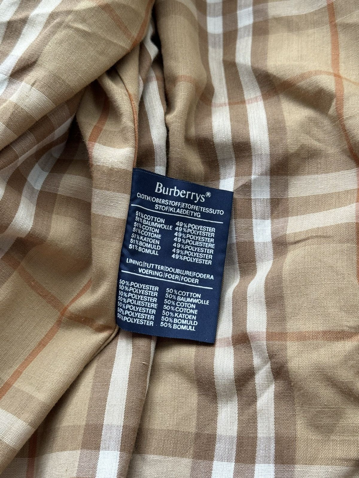 Burberry × Designer × Vintage Burberry’s 90s vintage iconic nova check trench coat jacket Size S / US 4 / IT 40 - 5 Thumbnail