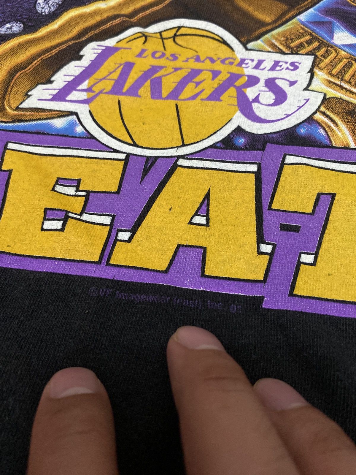 NBA × Vintage Vintage 2002 Los Angeles Lakers 3 Peat NBA Champions Size US XXL / EU 58 / 5 - 5 Thumbnail